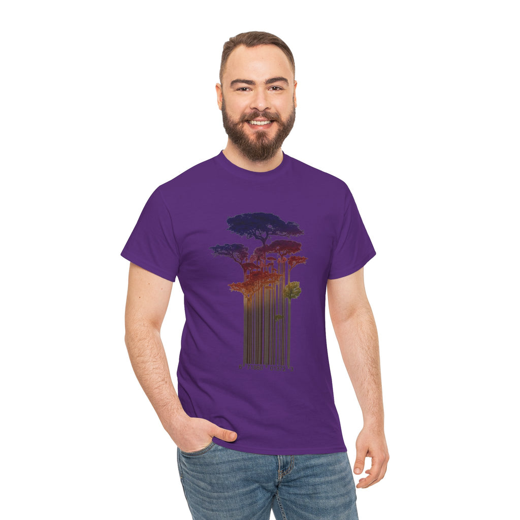Barcode Forest T‑Shirt