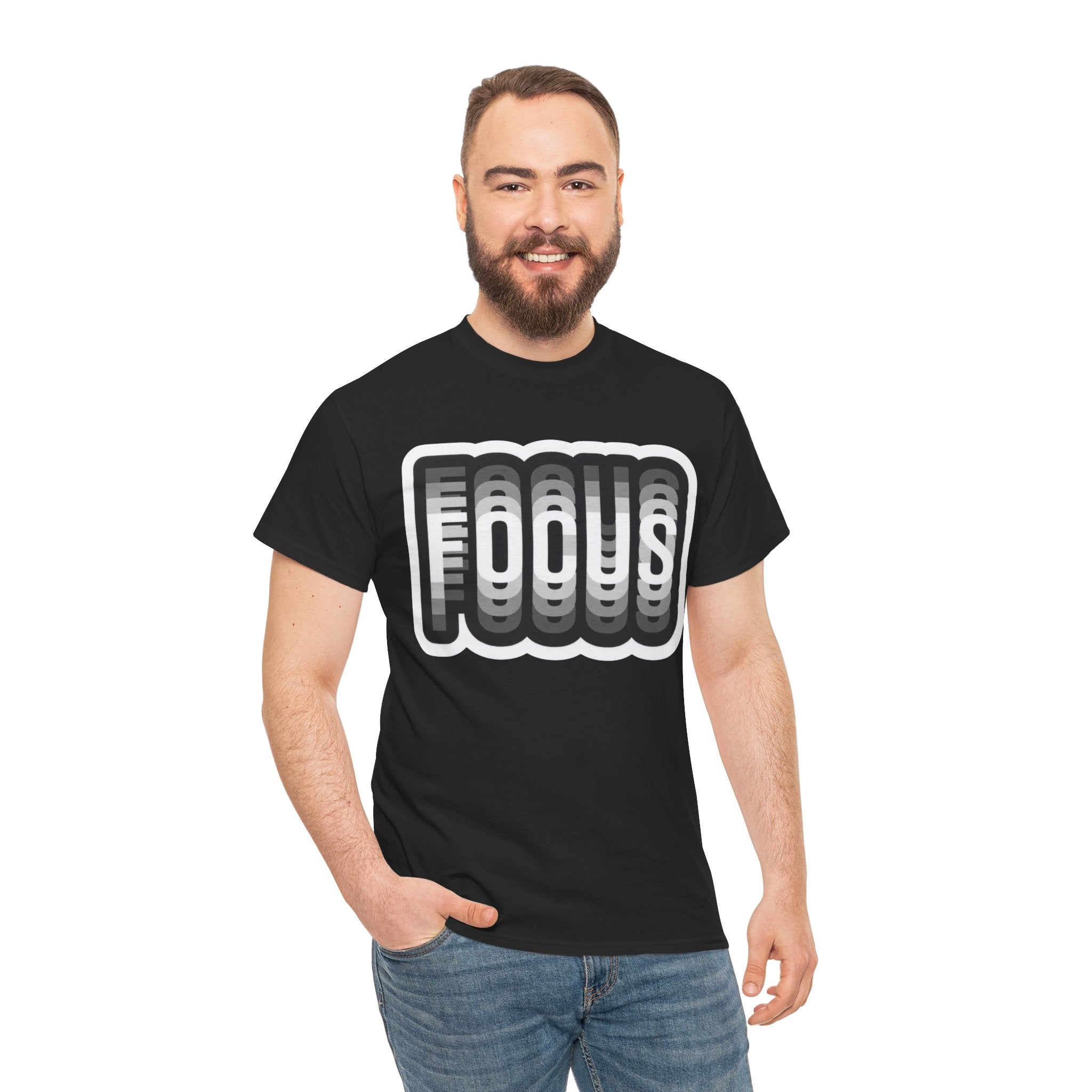 Focus Optical Illusion — T Shirt
