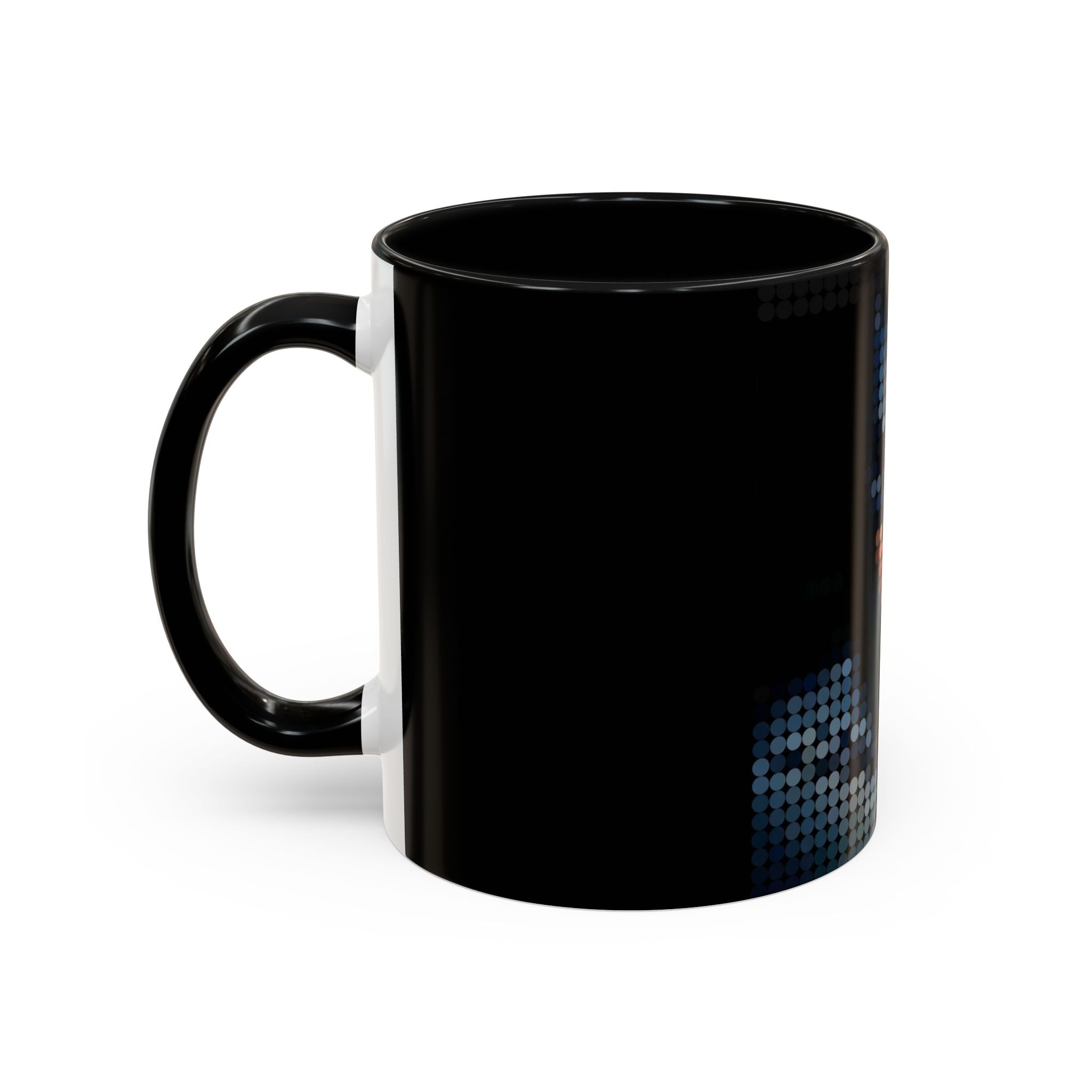 Pixel Art Dark Knight — Coffee Mug