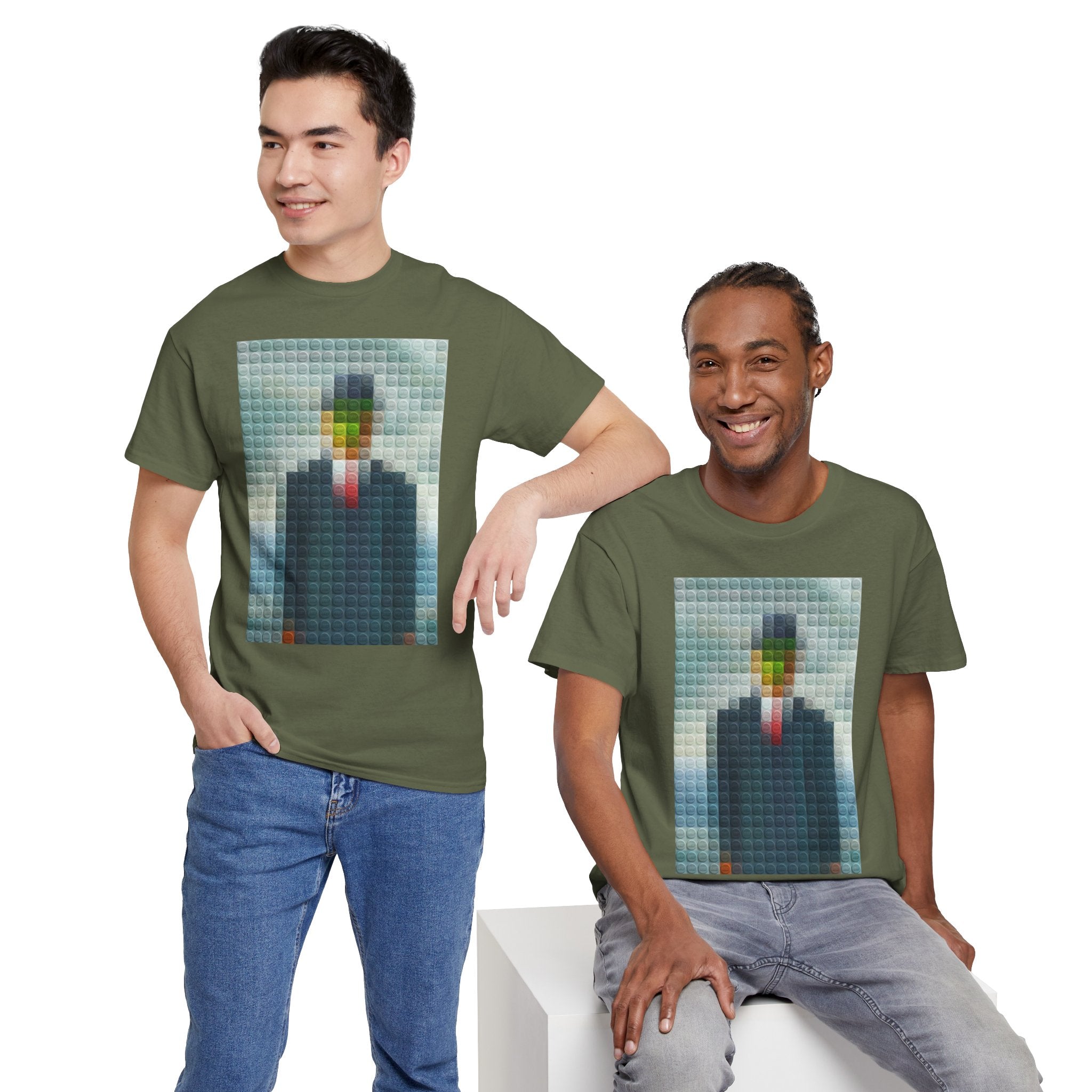 Surreal Pixelated Man - T-Shirt