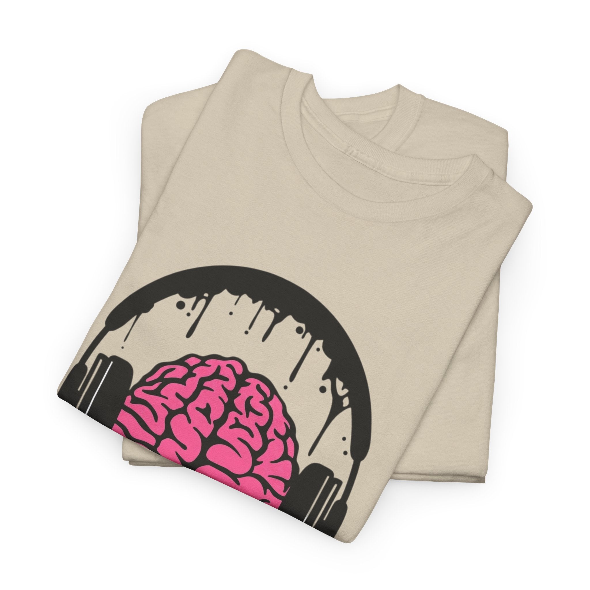 Music Lover Dripping Brain — T-Shirt