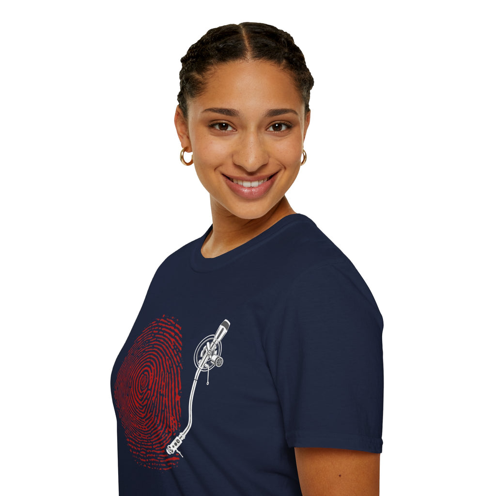 Fingerprint Turntable — T-Shirt