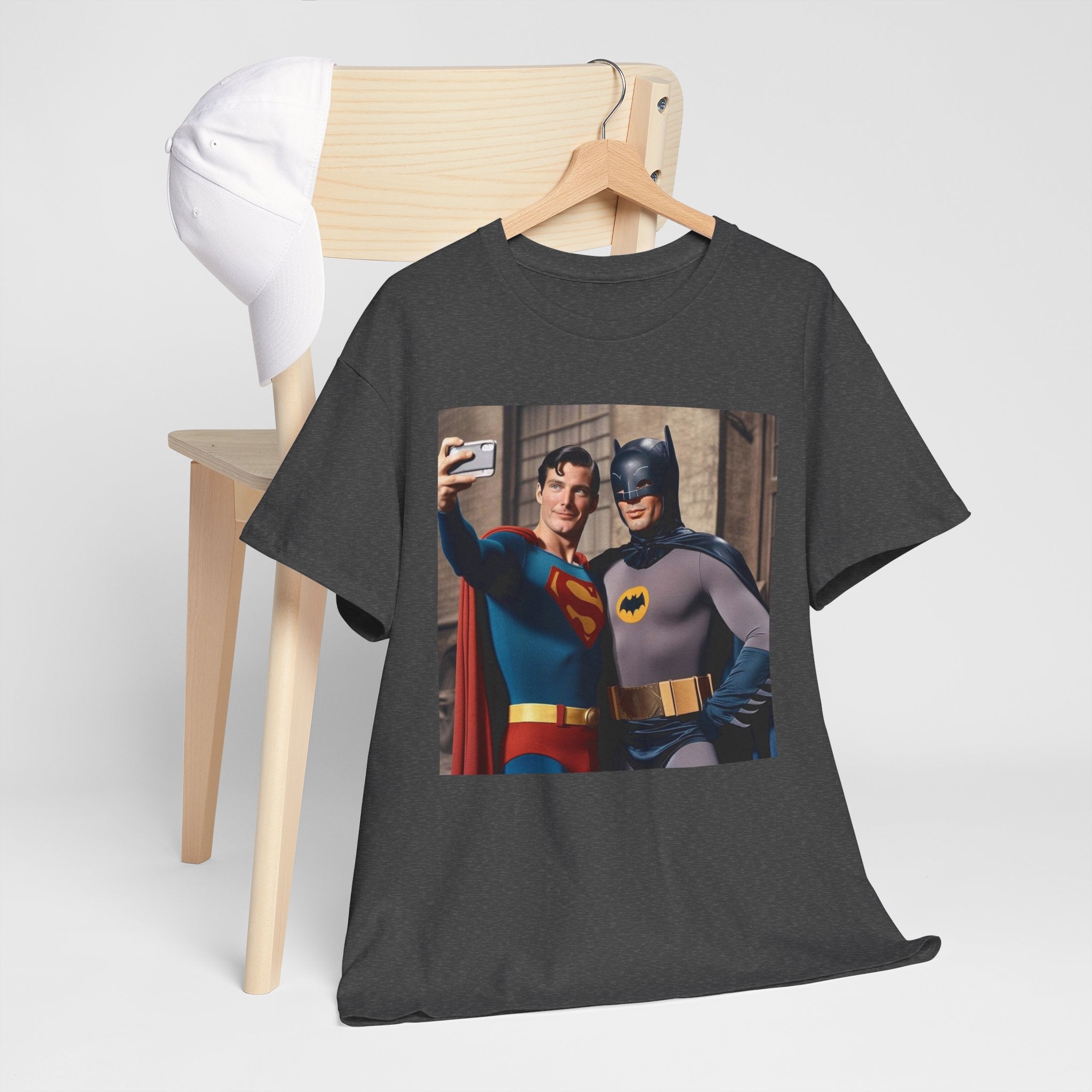 Retro Superhero Selfie - T shirt