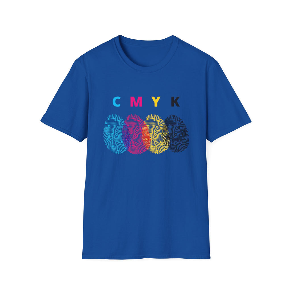 CMYK Fingerprint T-Shirt – Pop Art Graphic Tee