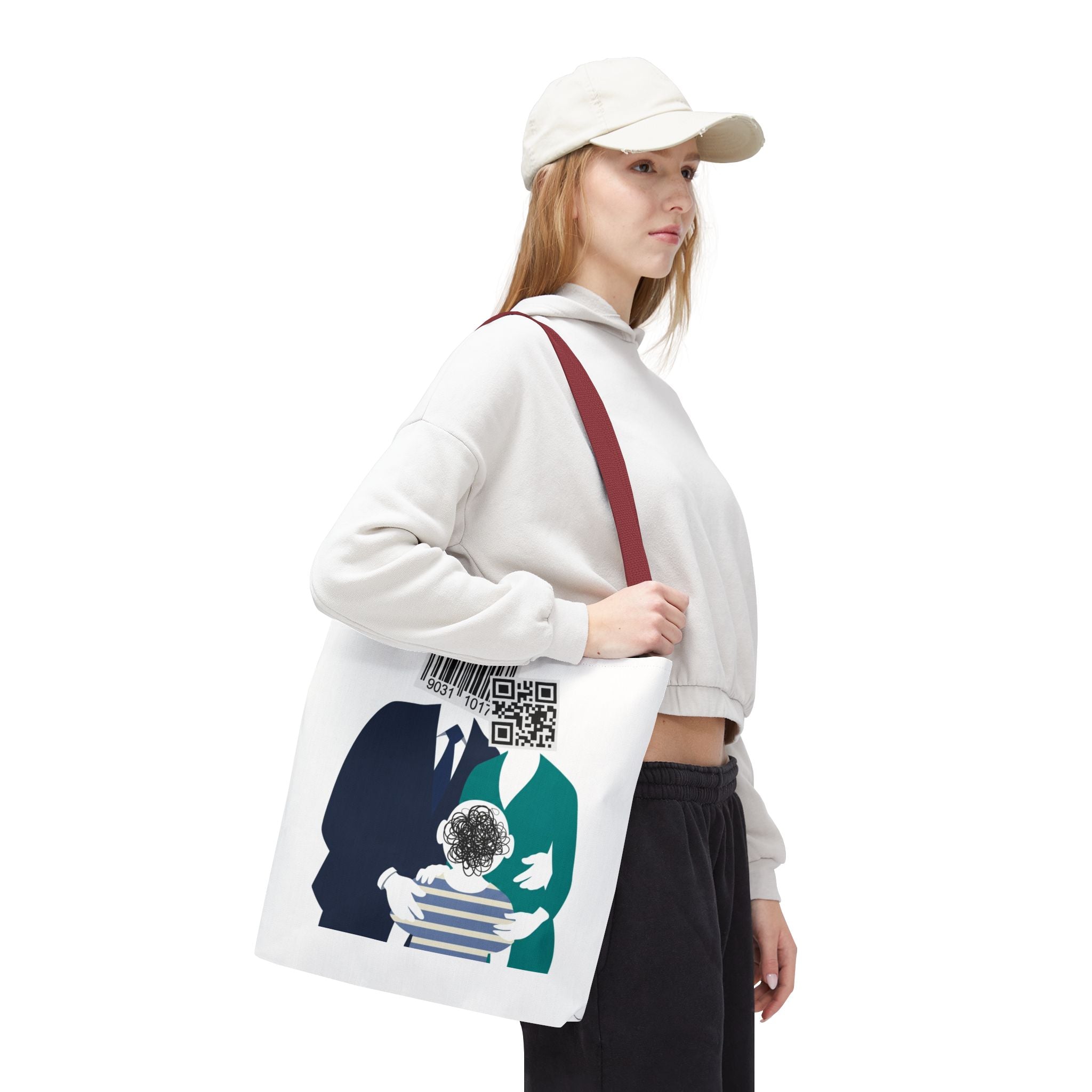 Barcode Family Portrait Tote Bag