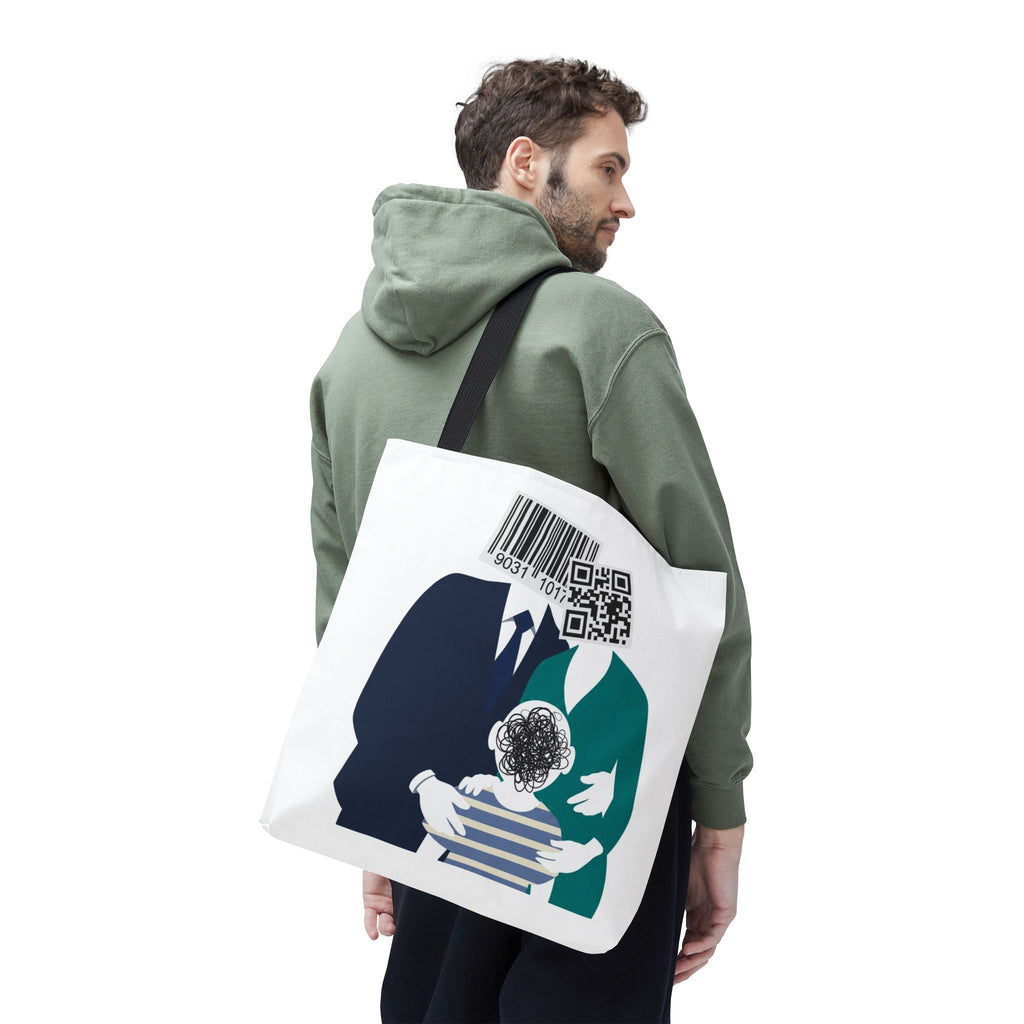 Barcode Family Portrait Tote Bag