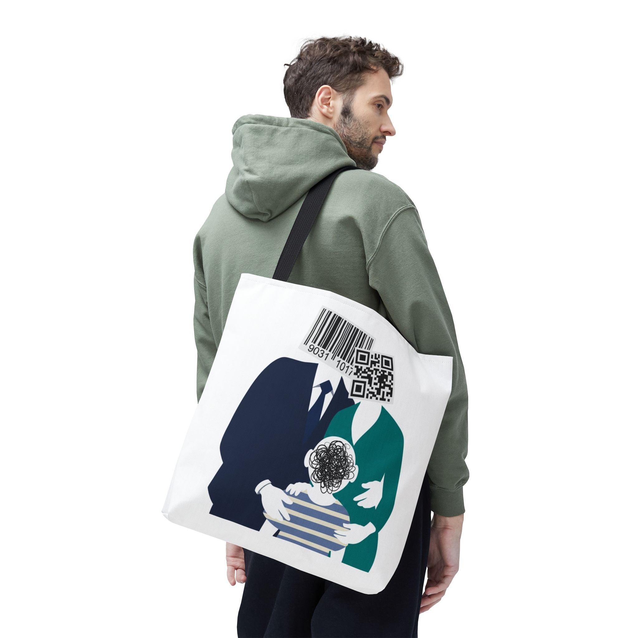 Barcode Family Portrait Tote Bag
