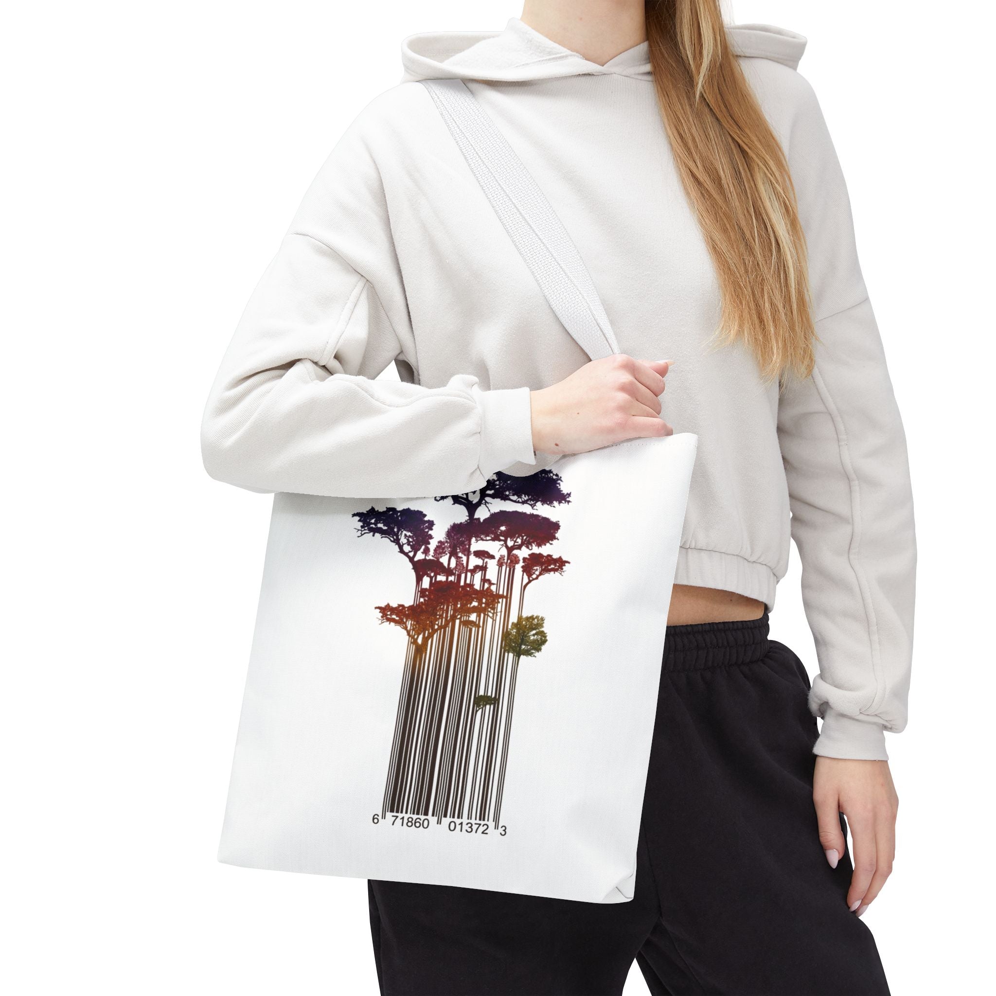 Barcode Forest — Tote Bag