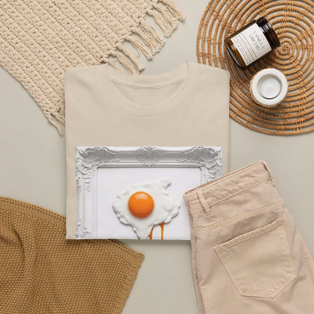 Artful Drip Fried Egg — T‑Shirt