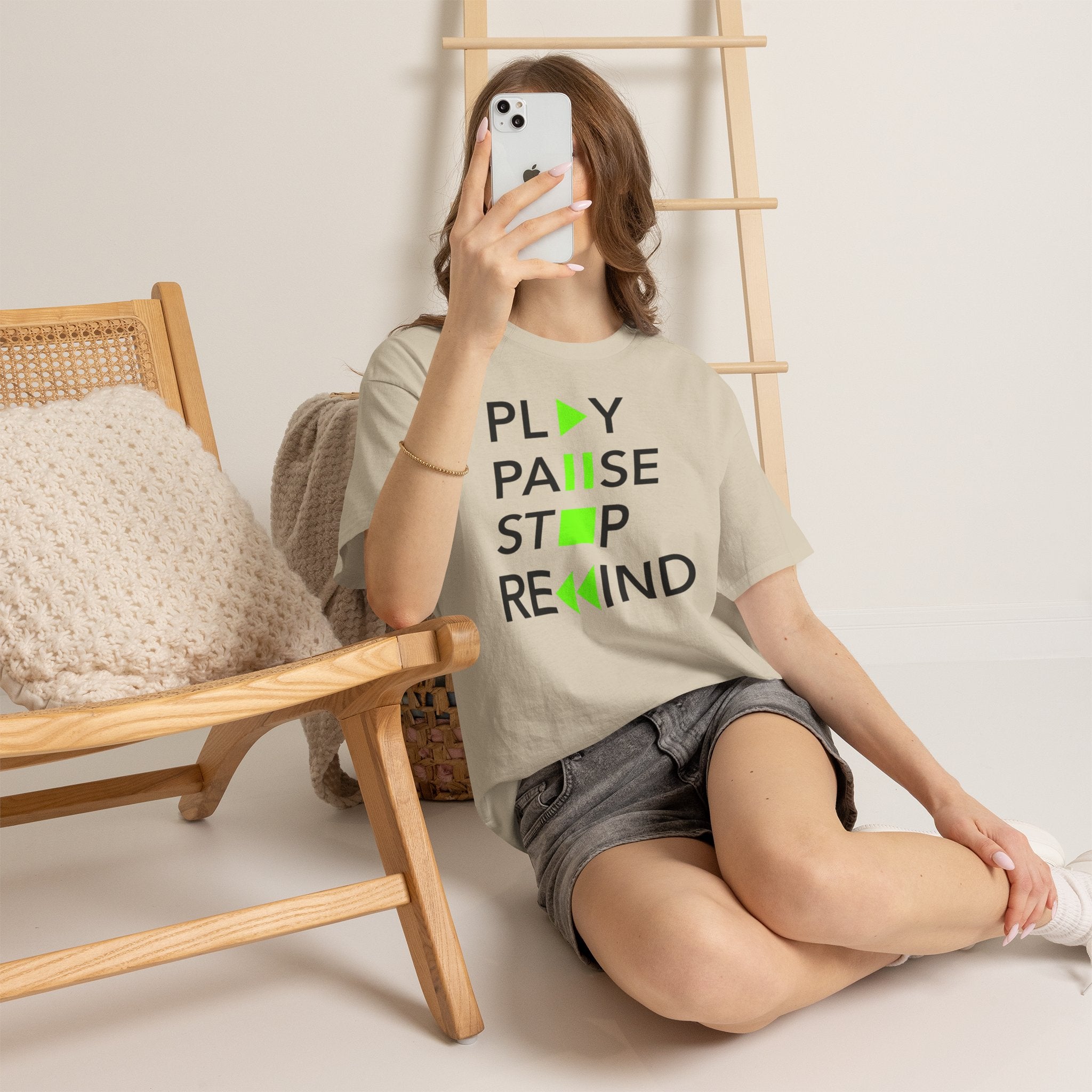 Play Pause Stop Rewind — T-Shirt