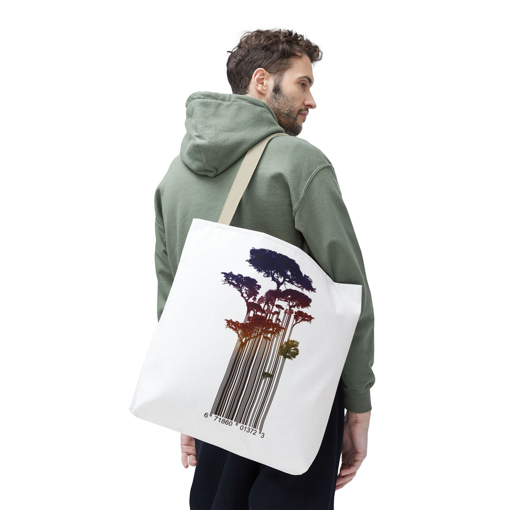 Barcode Forest — Tote Bag