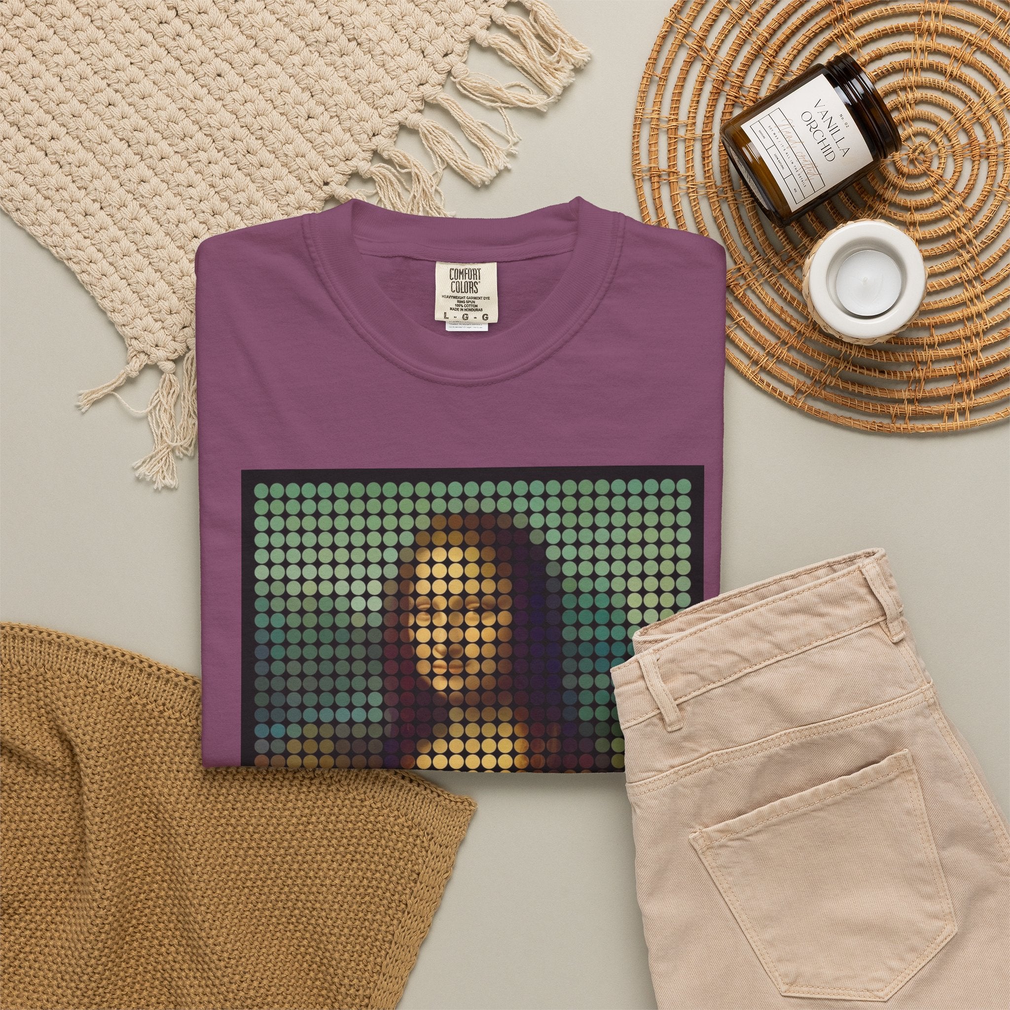 Mona Lisa Pixel Art — T-Shirt