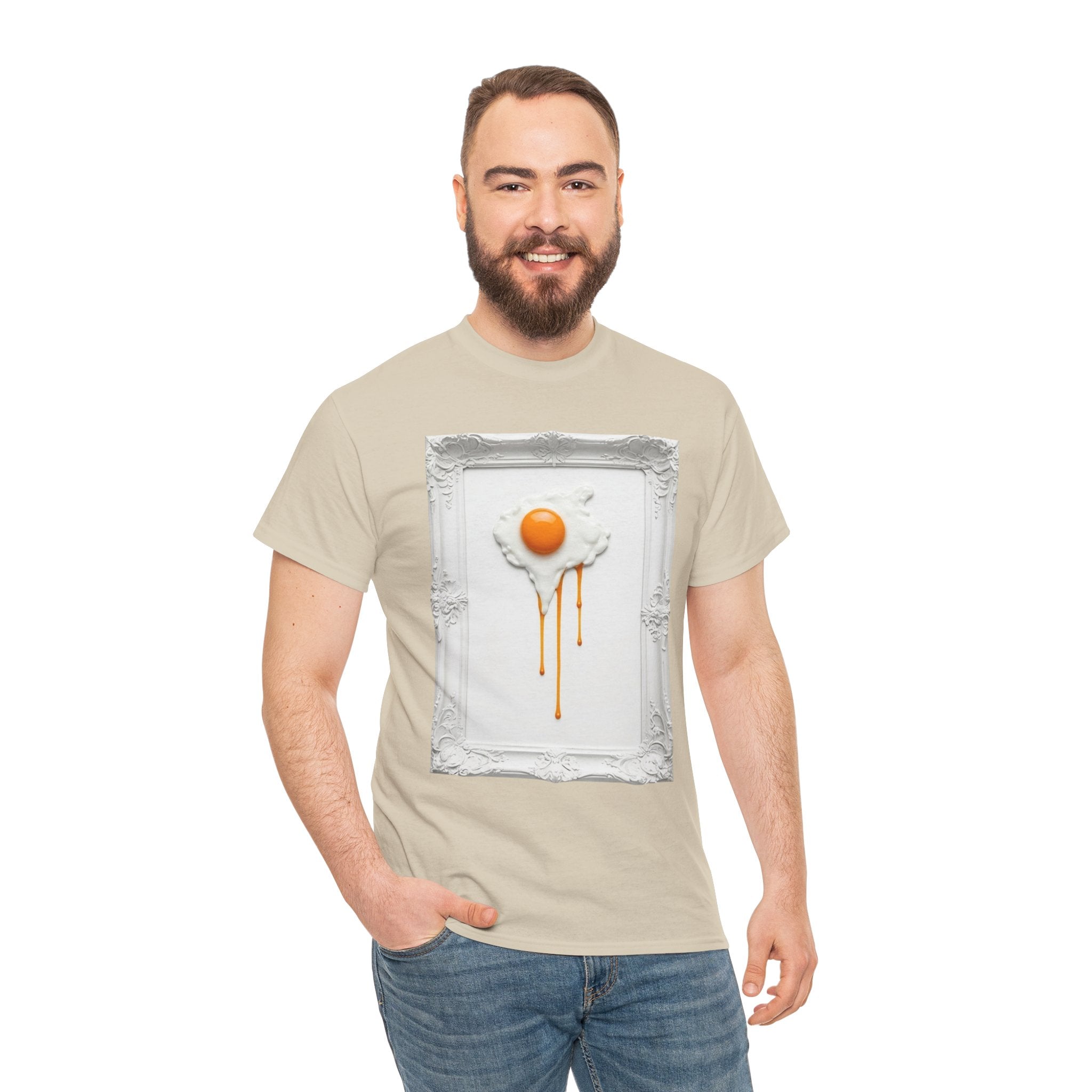 Artful Drip Fried Egg — T‑Shirt