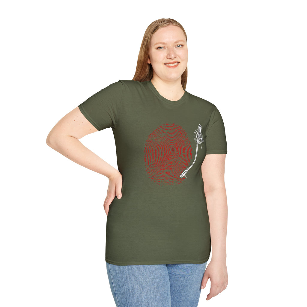 Fingerprint Turntable — T-Shirt