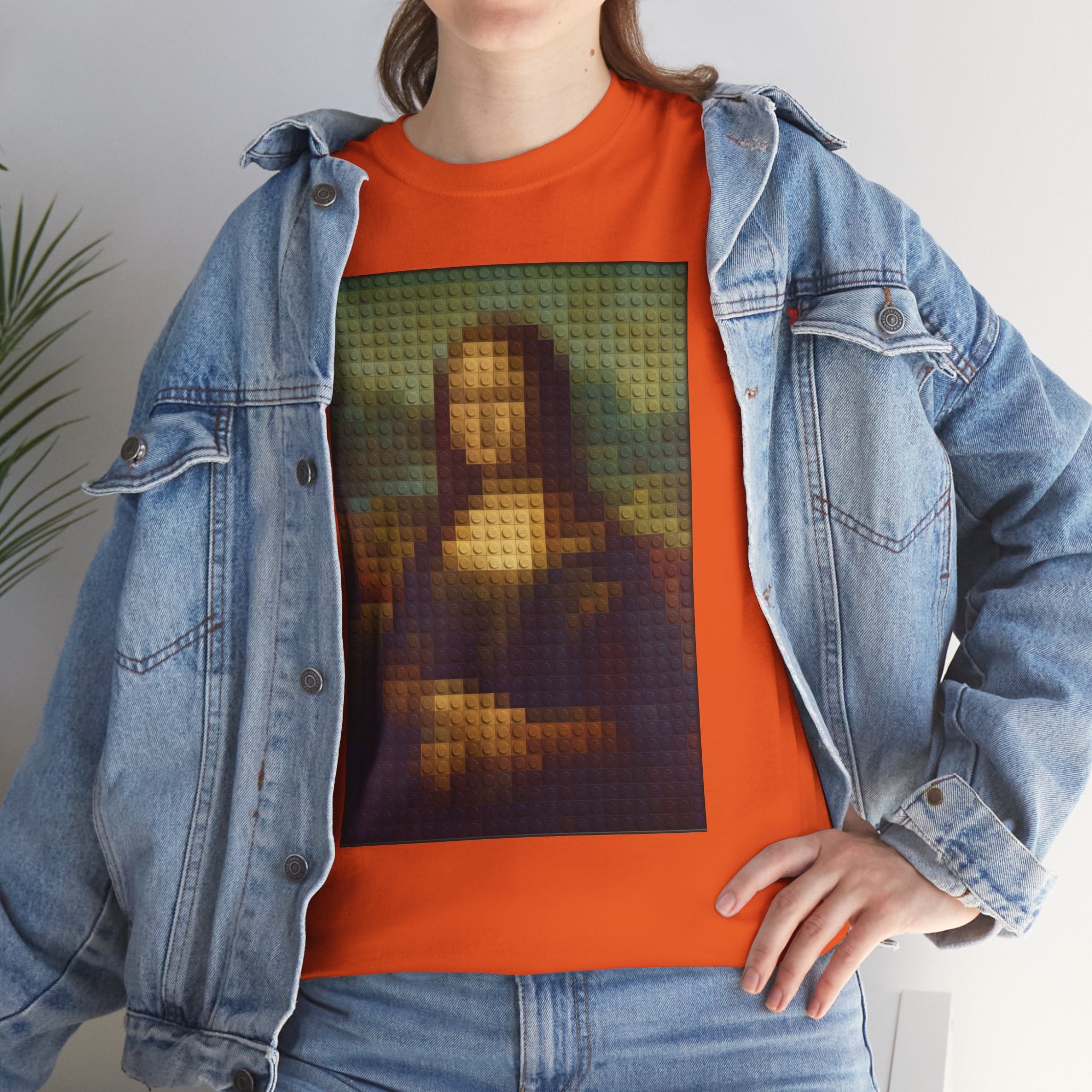 Pixelated Mona Lisa - T‑Shirt