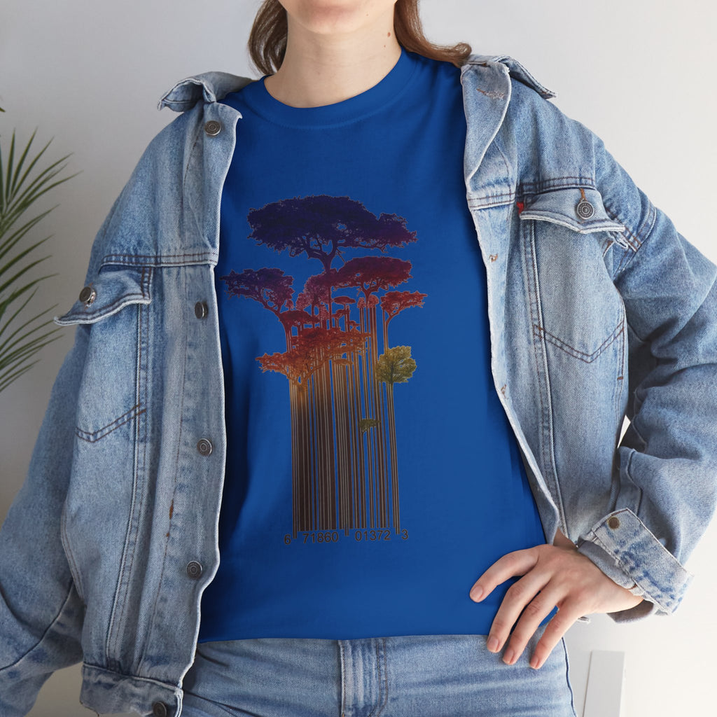 Barcode Forest T‑Shirt