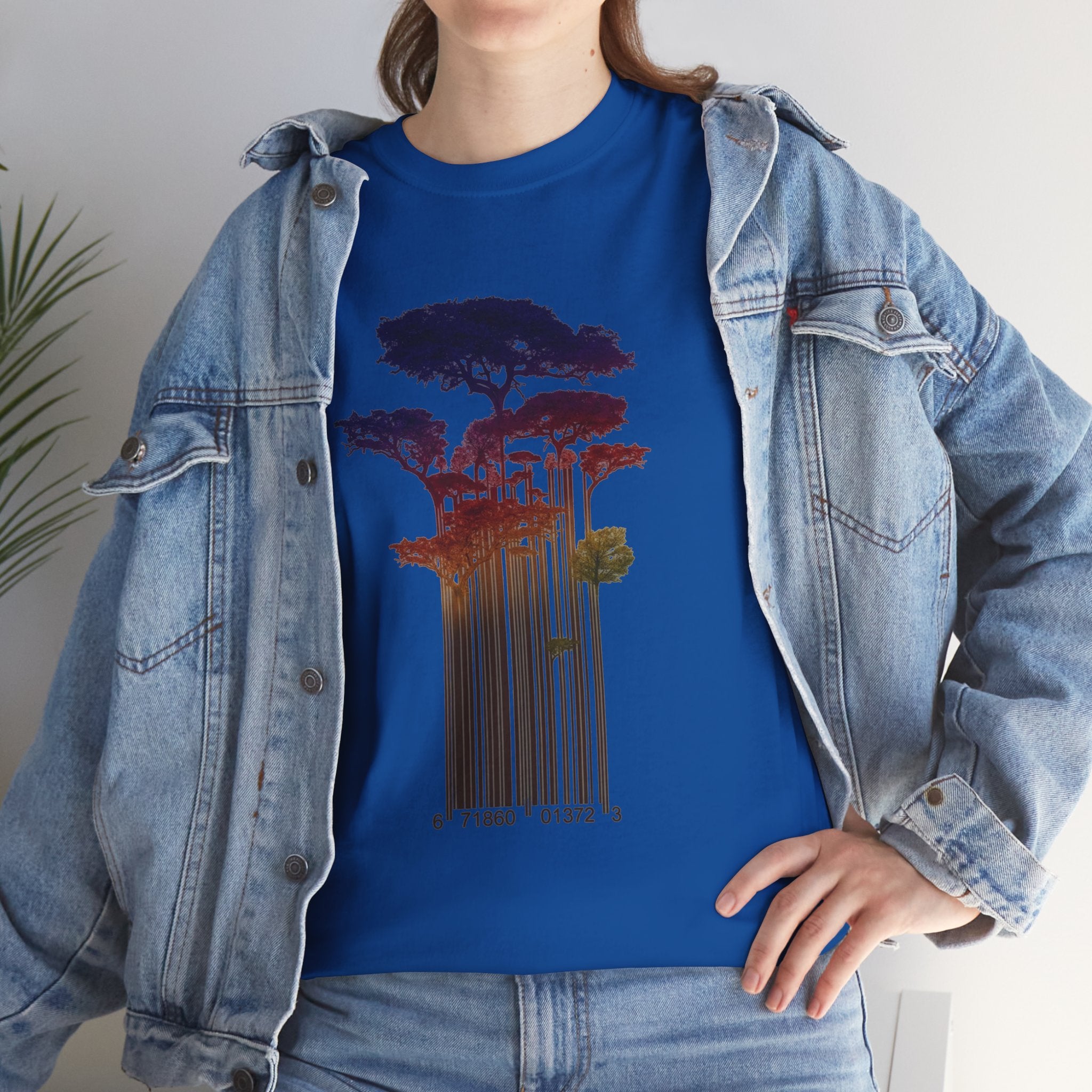Barcode Forest T‑Shirt