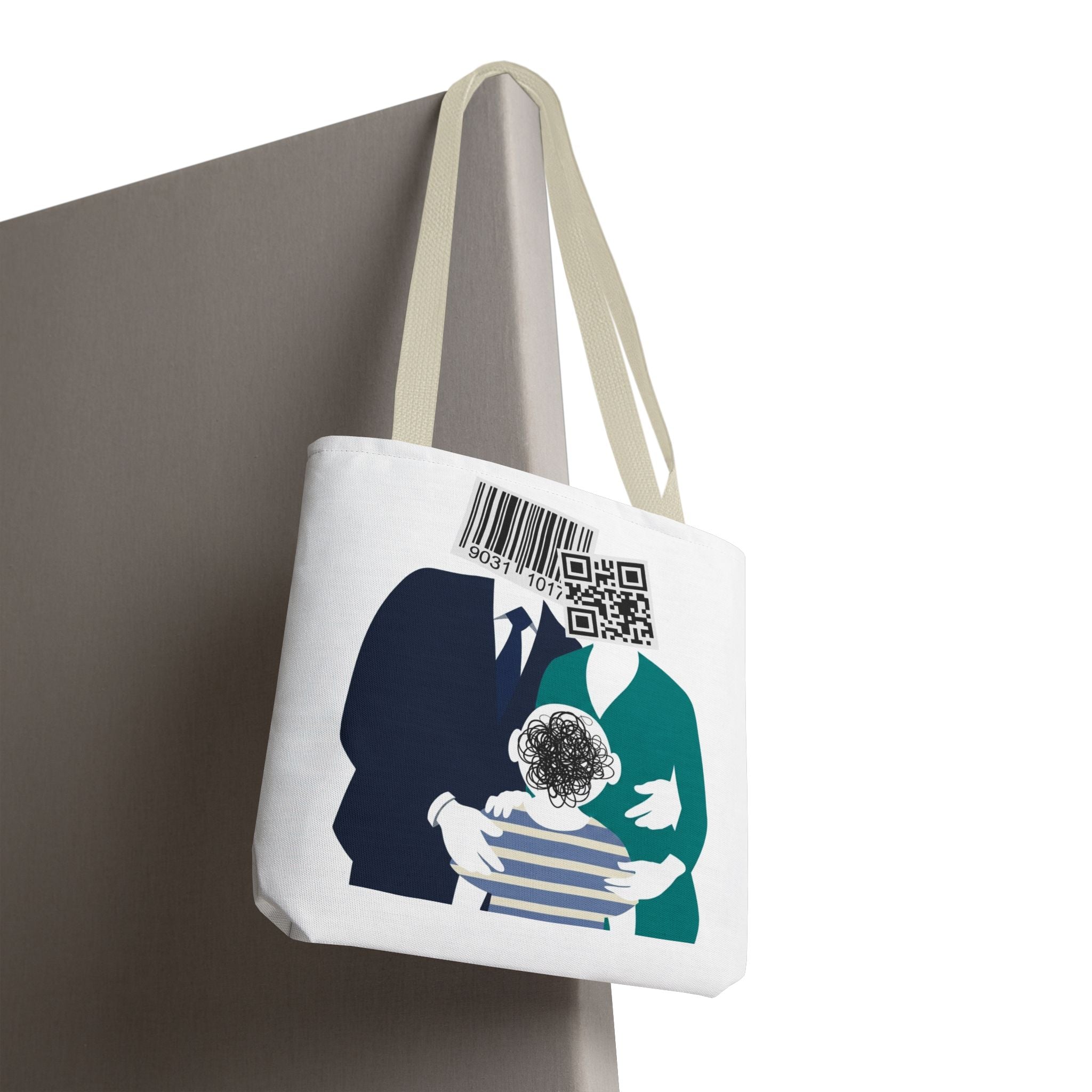 Barcode Family Portrait Tote Bag
