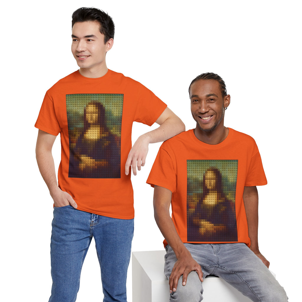 Pixelated Mona Lisa - T‑Shirt
