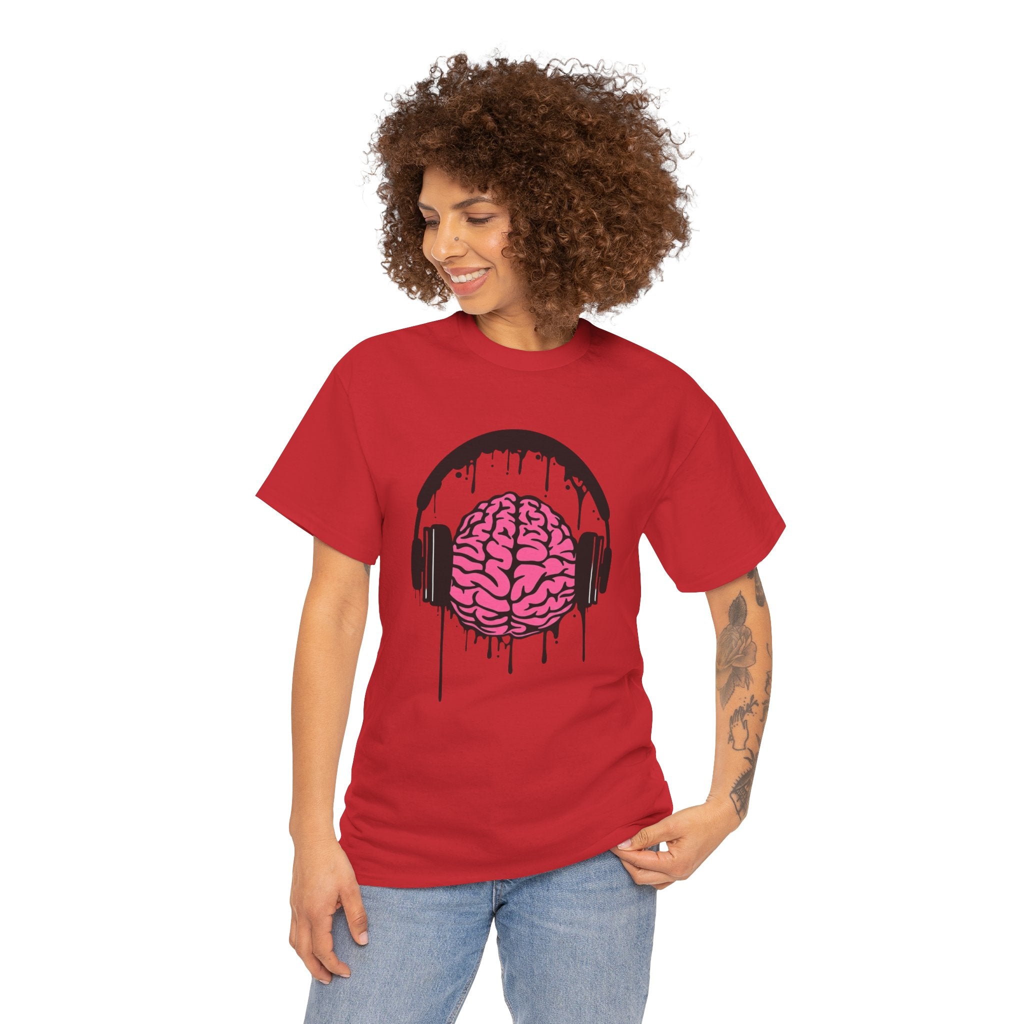 Music Lover Dripping Brain — T-Shirt