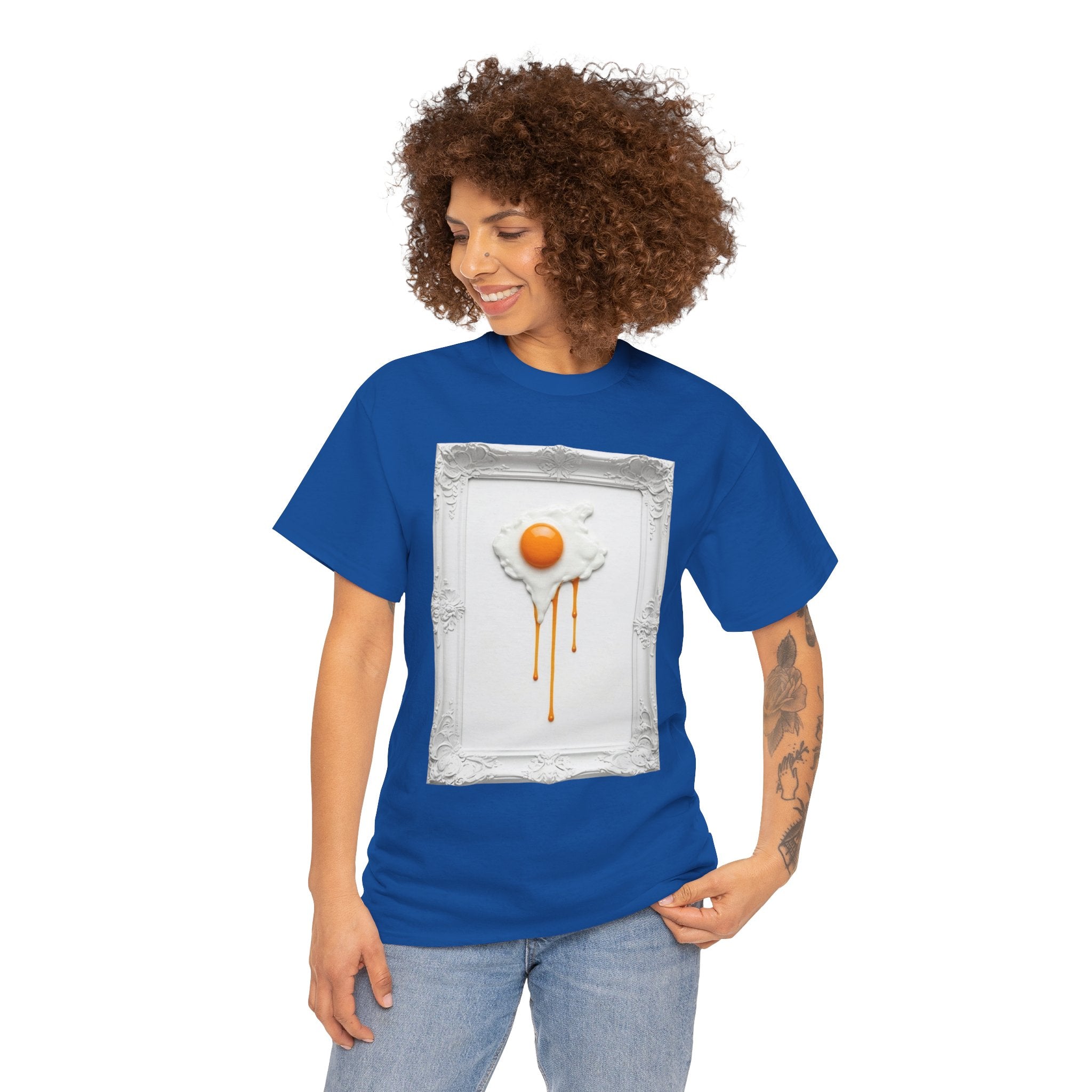 Artful Drip Fried Egg — T‑Shirt