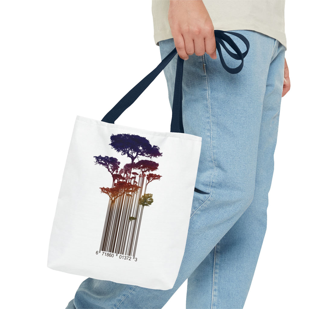 Barcode Forest — Tote Bag