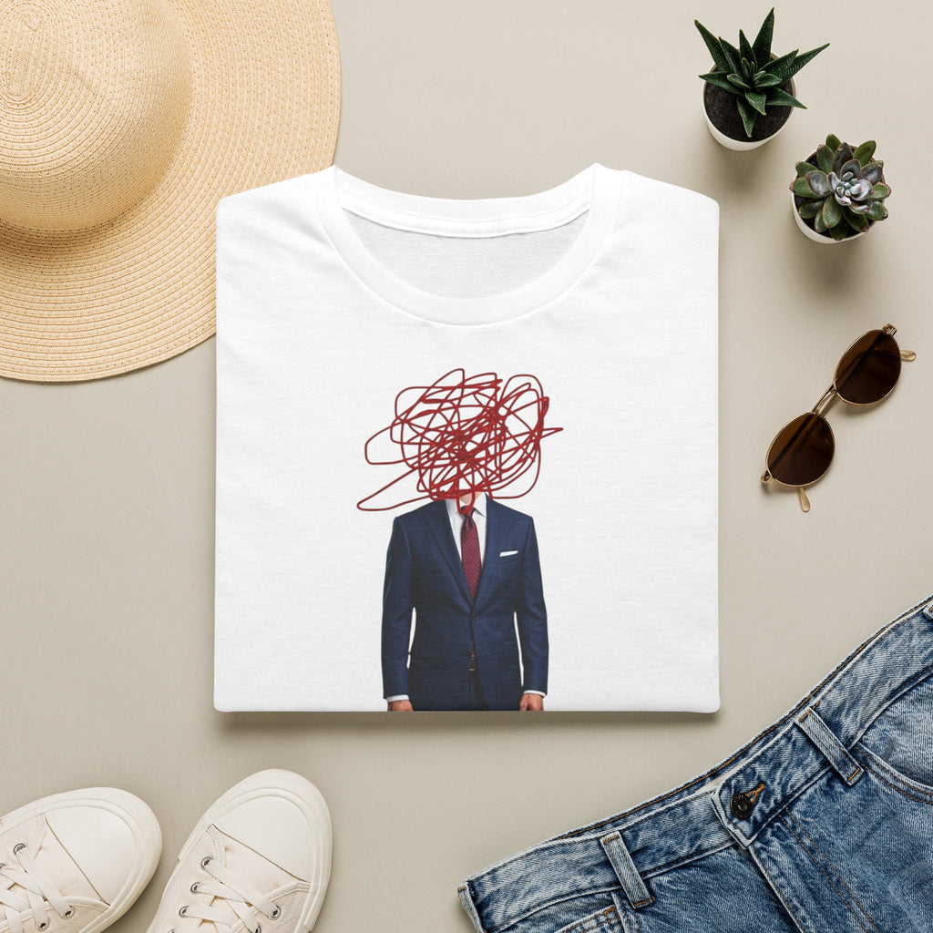 Anxious Businessman T-Shirt – Funny Office Humor Graphic Tee