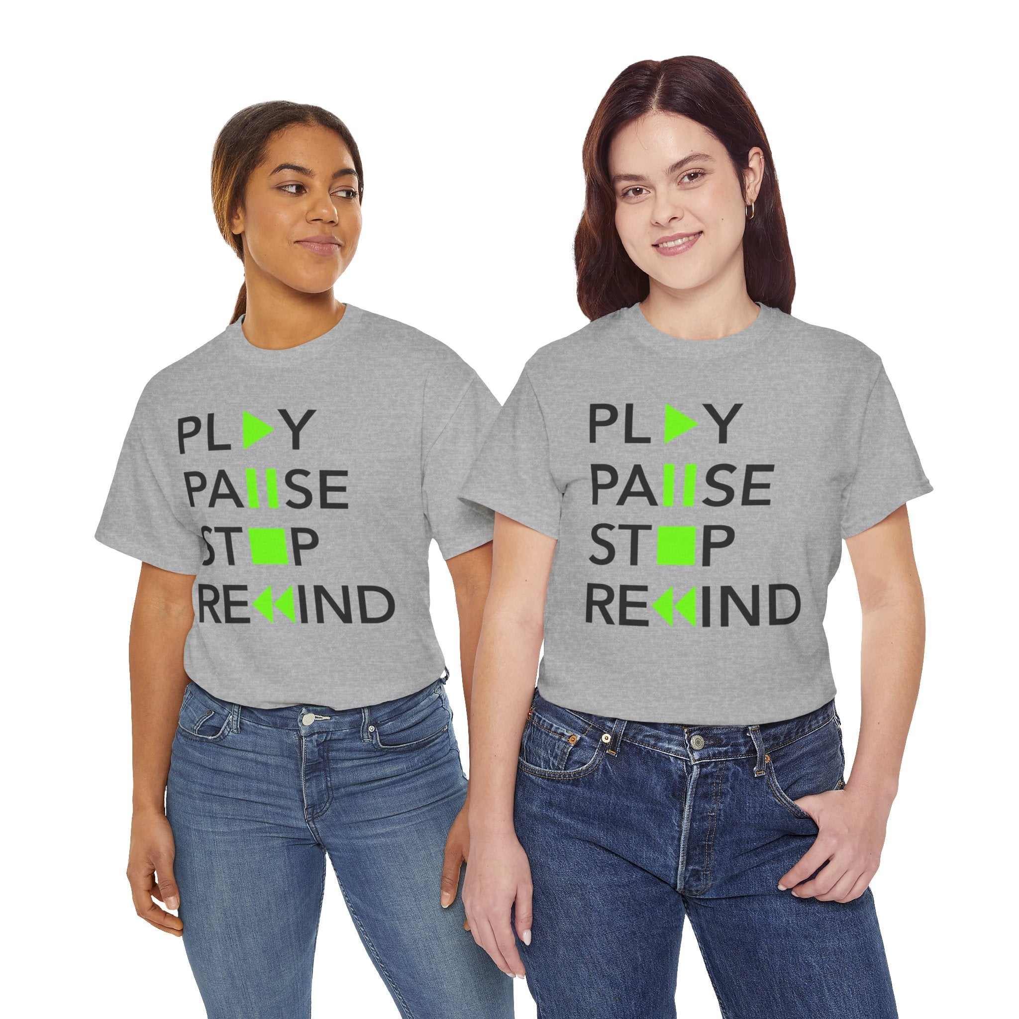 Play Pause Stop Rewind — T-Shirt