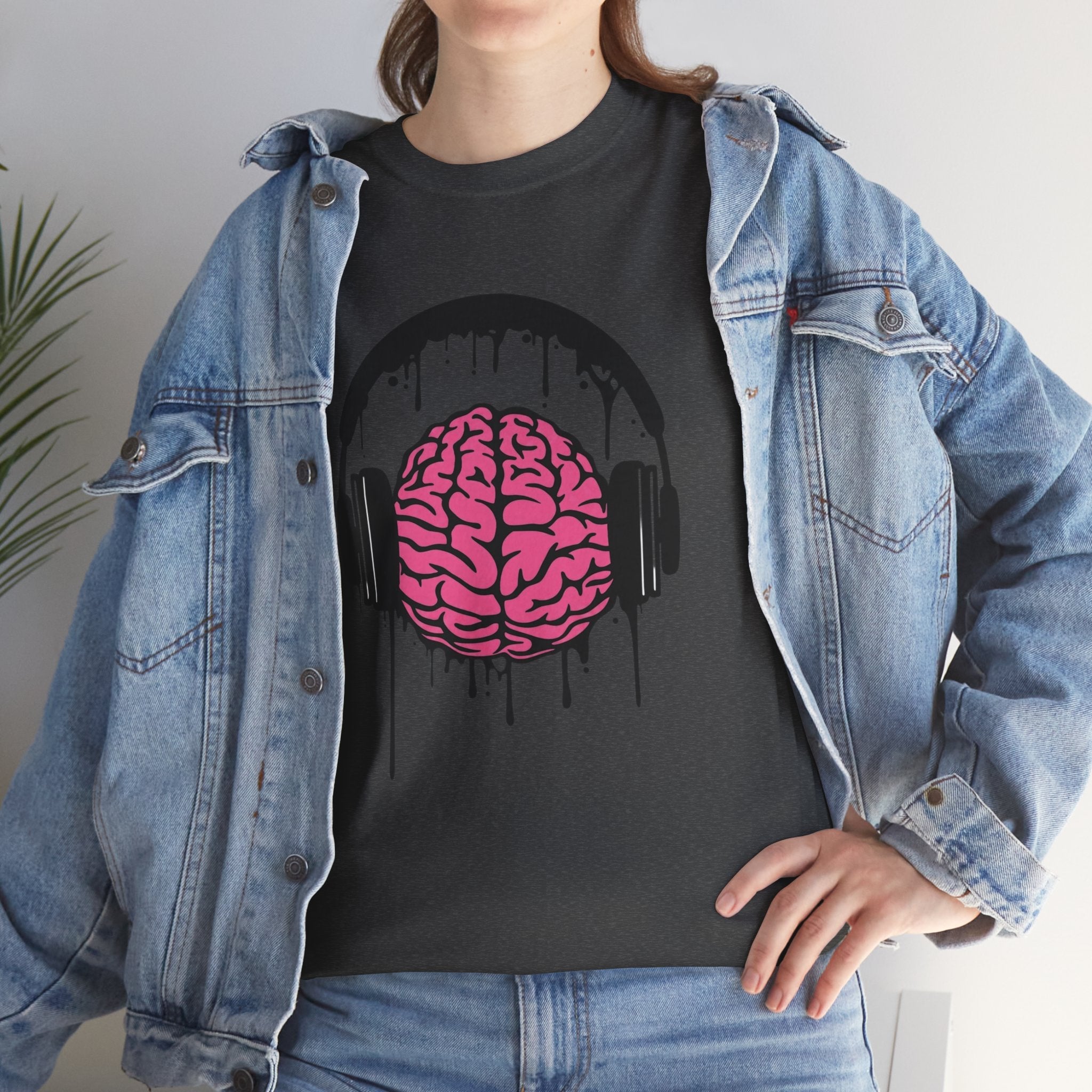Music Lover Dripping Brain — T-Shirt