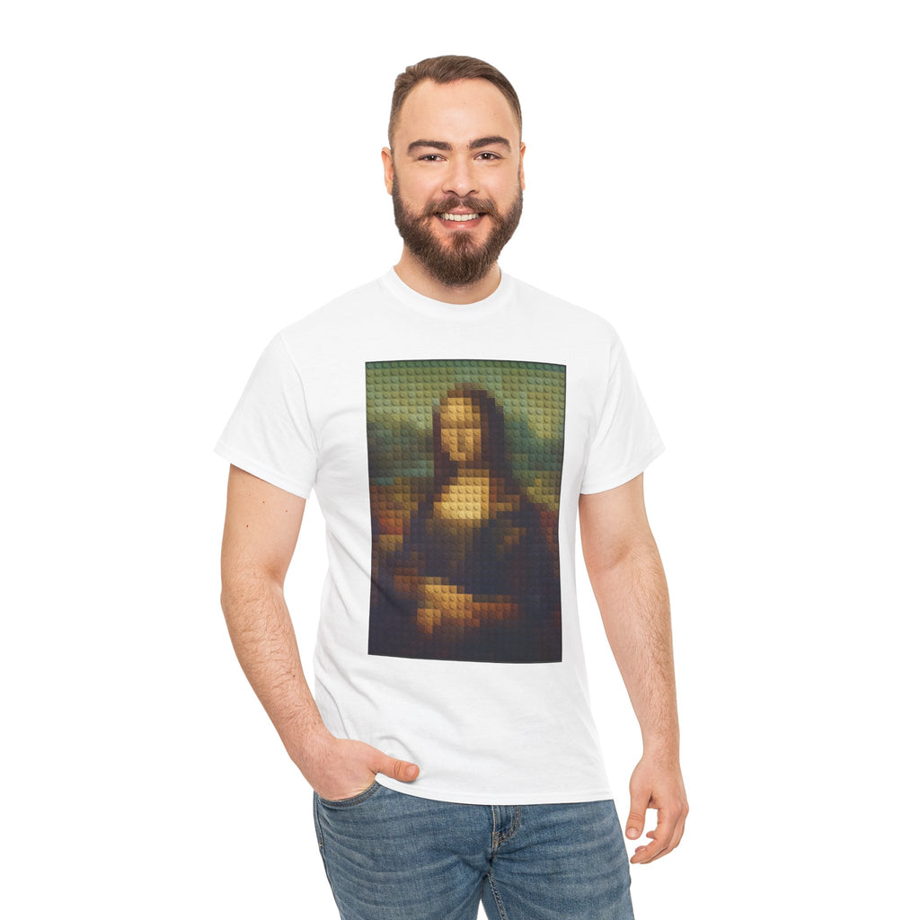 Pixelated Mona Lisa - T‑Shirt