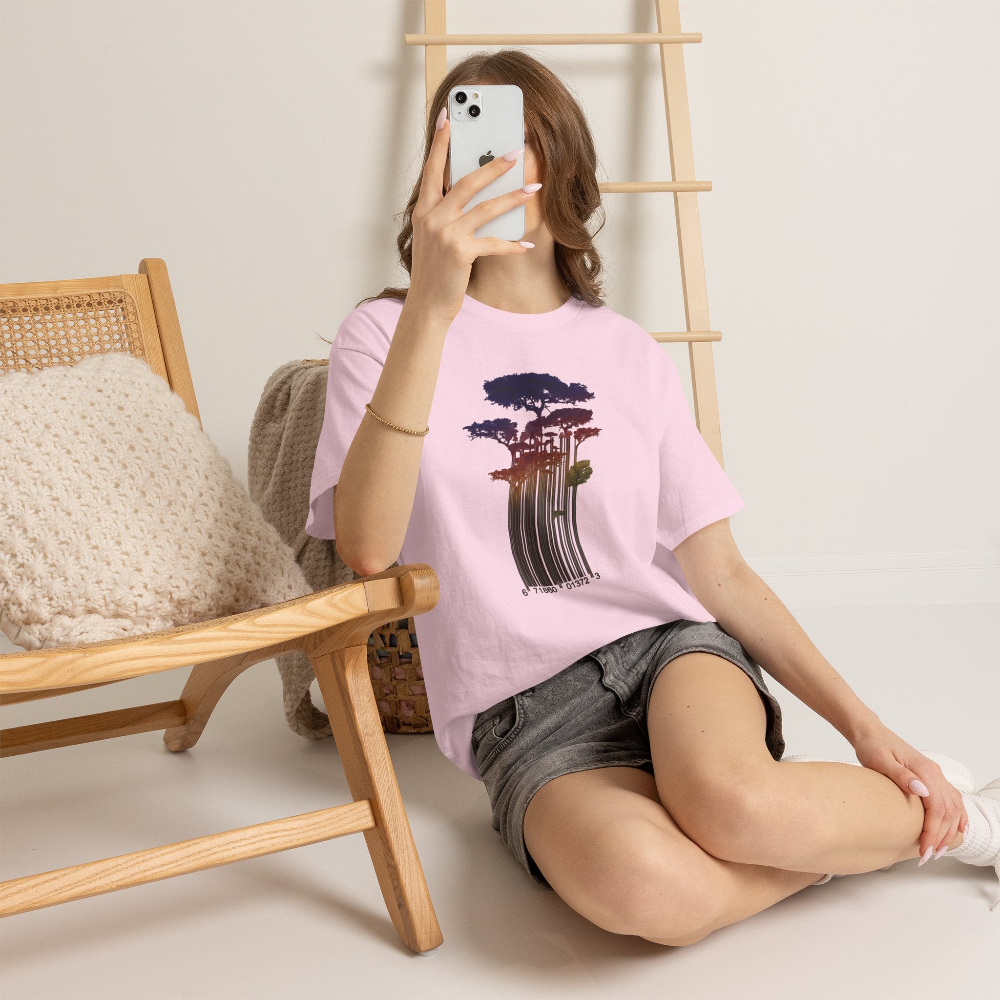 Barcode Forest T‑Shirt