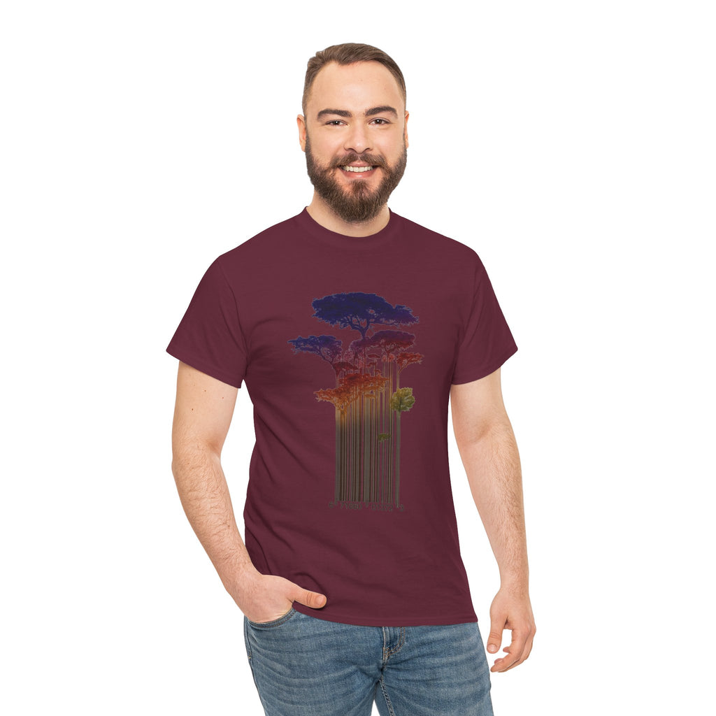 Barcode Forest T‑Shirt