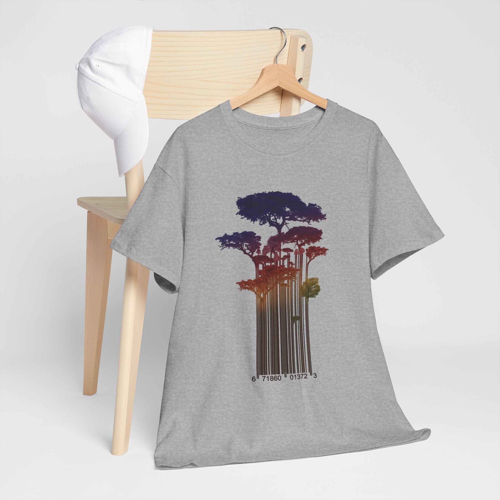 Barcode Forest T‑Shirt