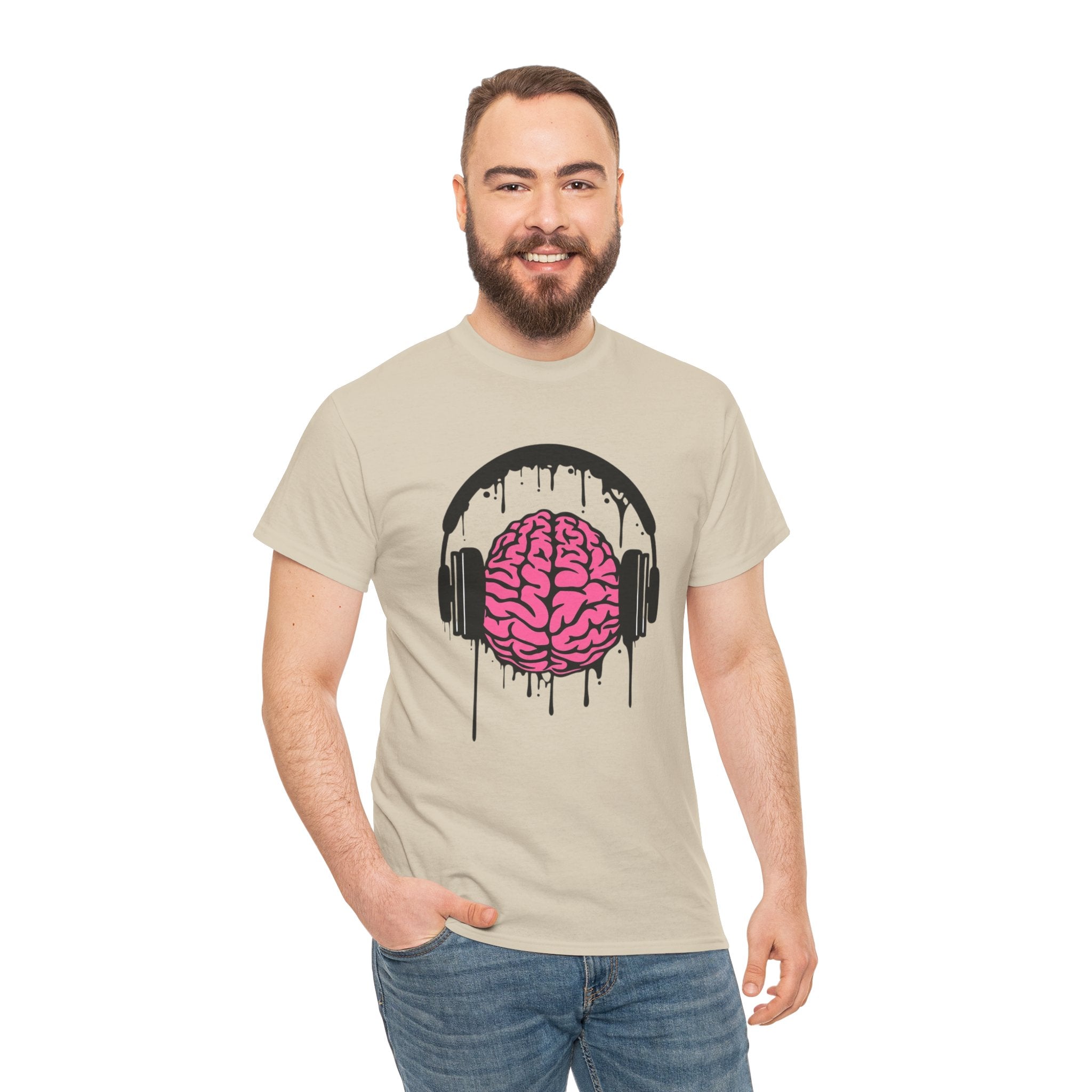 Music Lover Dripping Brain — T-Shirt