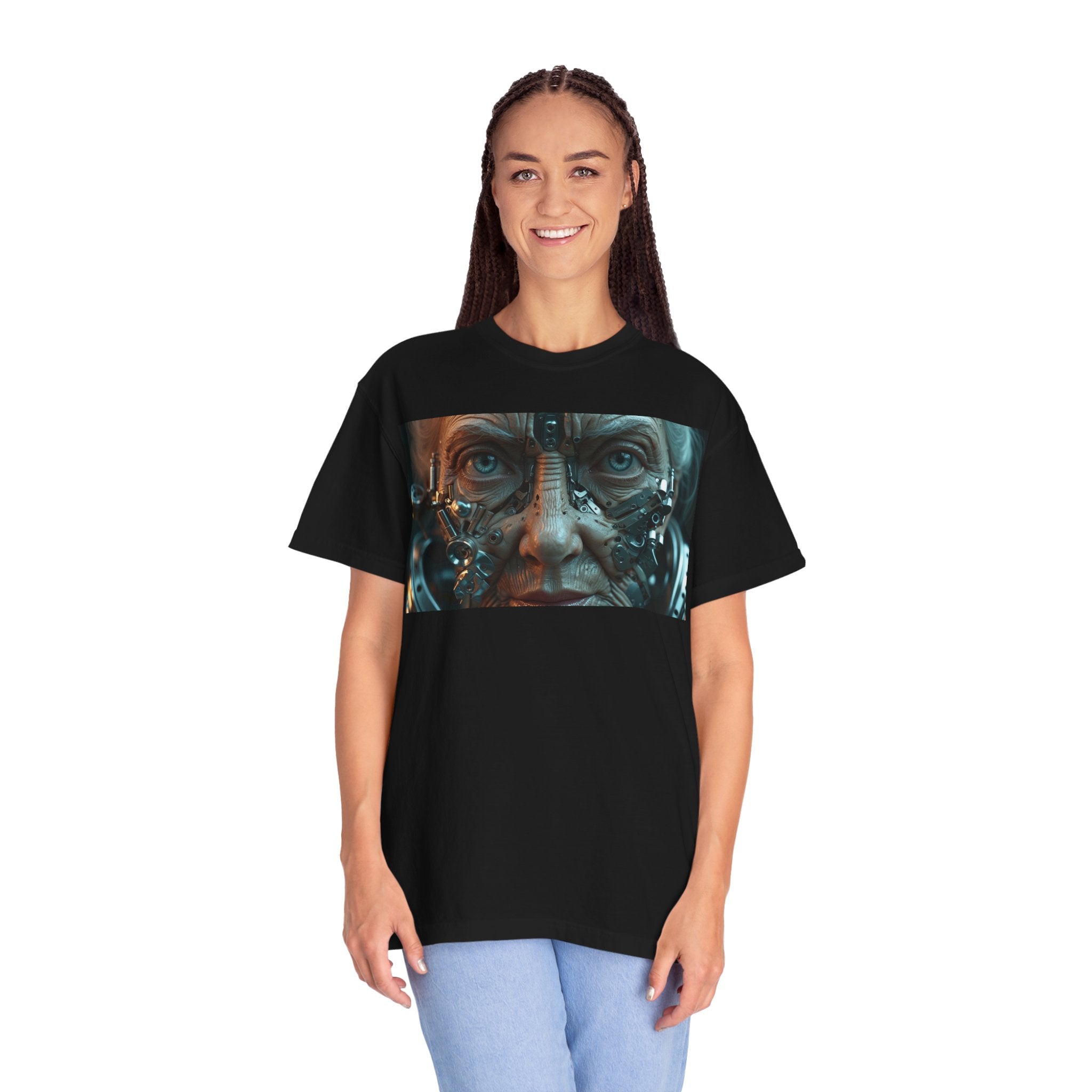 Cybernetic Old Face —T‑Shirt