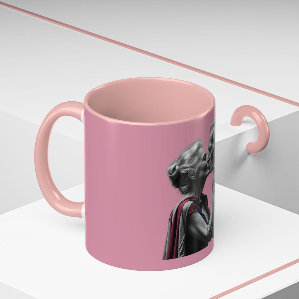 Elderly Superhero Couple — Coffee Mug