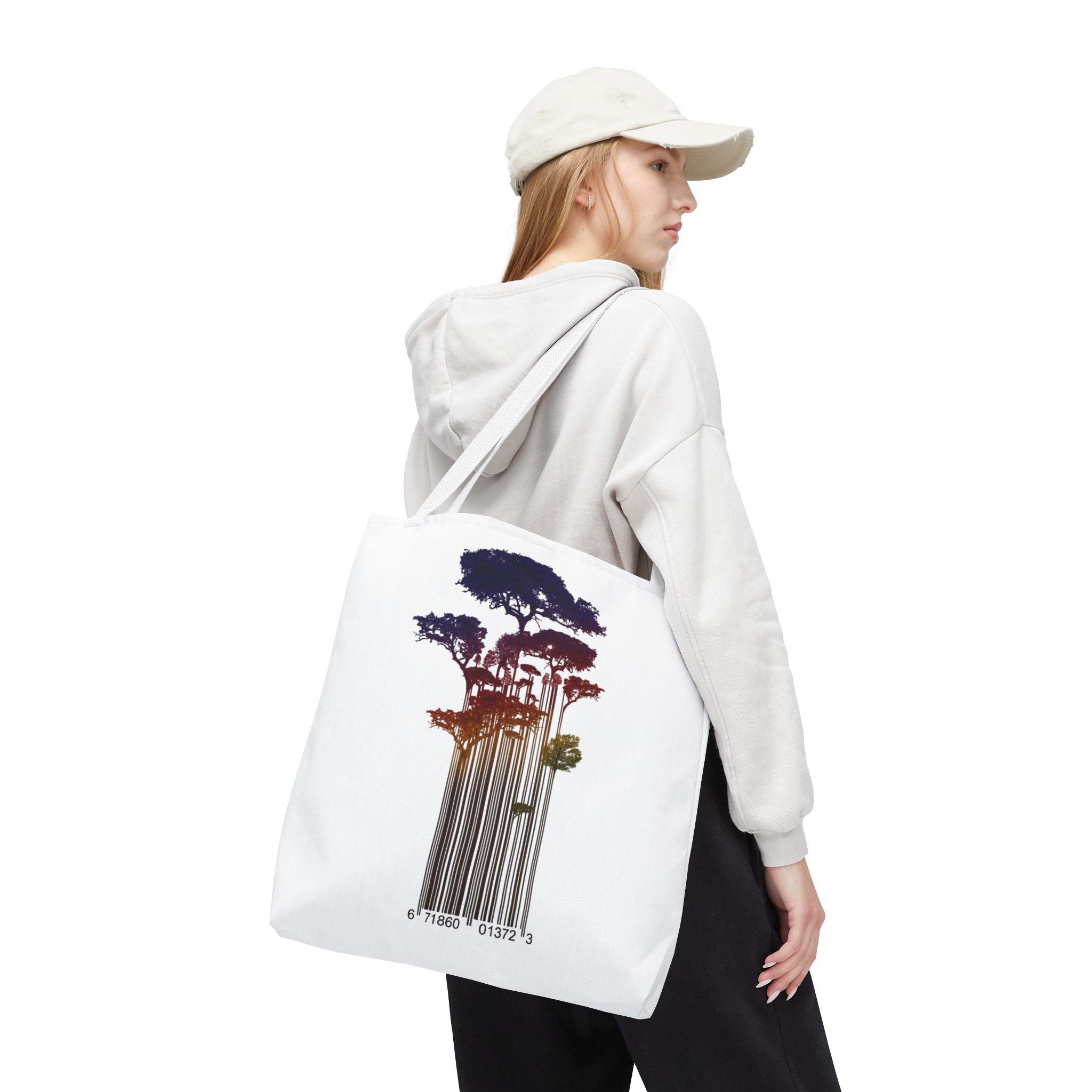 Barcode Forest — Tote Bag