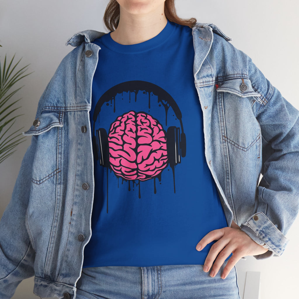 Music Lover Dripping Brain — T-Shirt