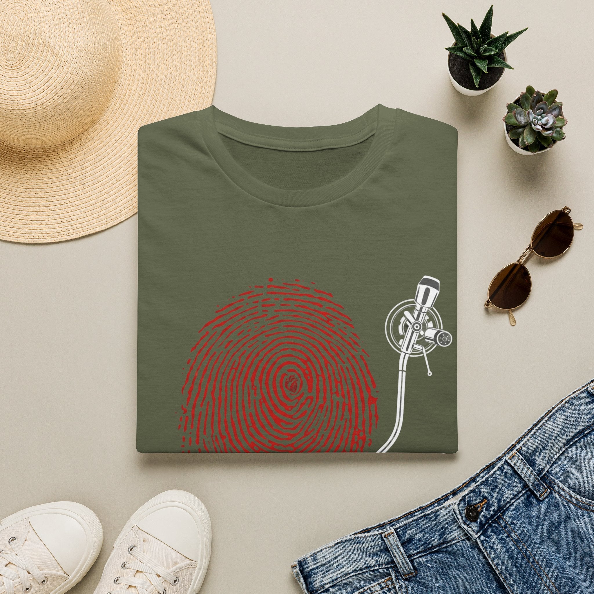 Fingerprint Turntable — T-Shirt