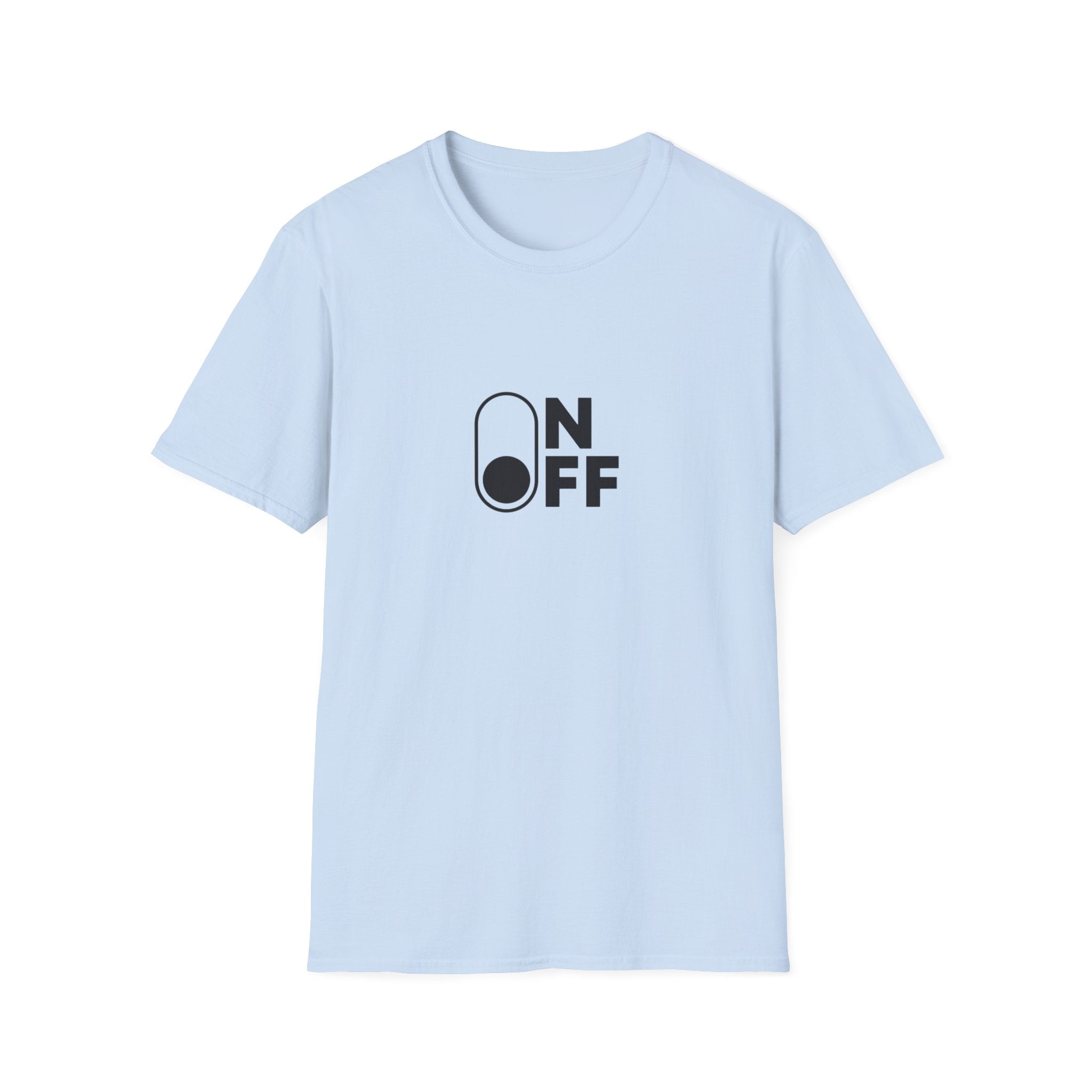 T-Shirt "On/Off" Minimalist Switch Graphic Tee