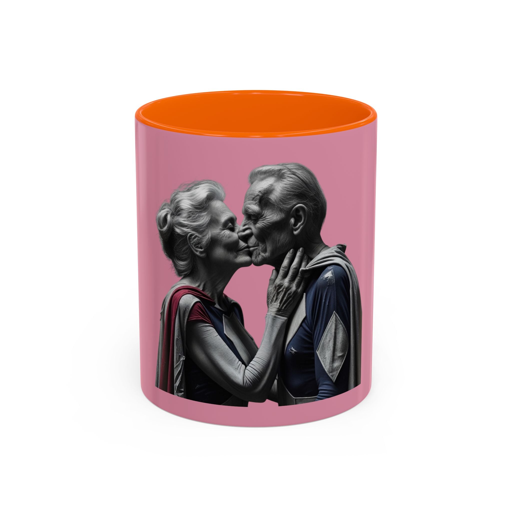 Elderly Superhero Couple — Coffee Mug