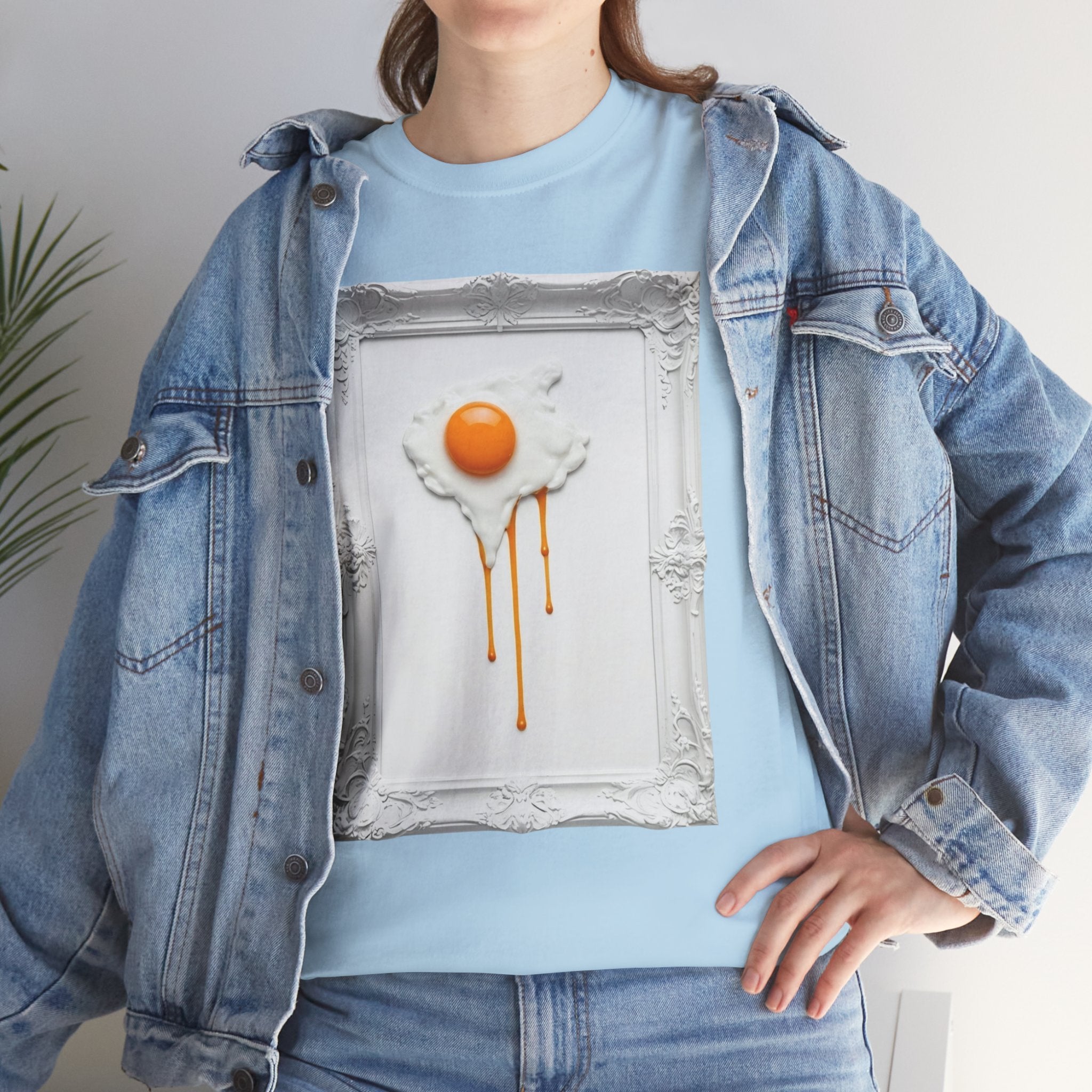 Artful Drip Fried Egg — T‑Shirt
