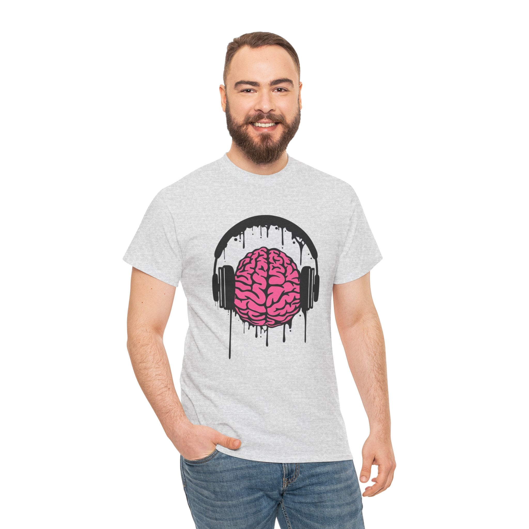 Music Lover Dripping Brain — T-Shirt