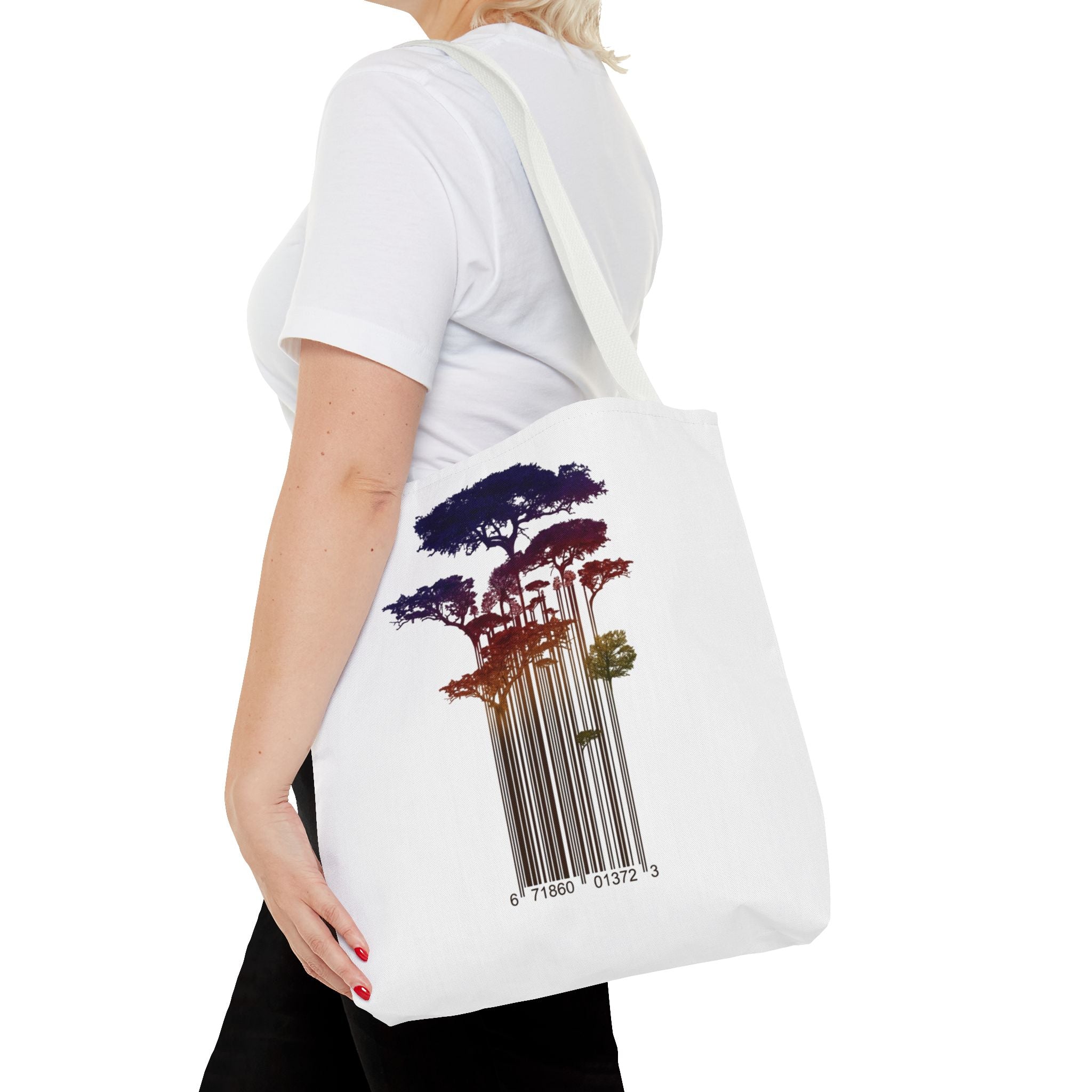 Barcode Forest — Tote Bag