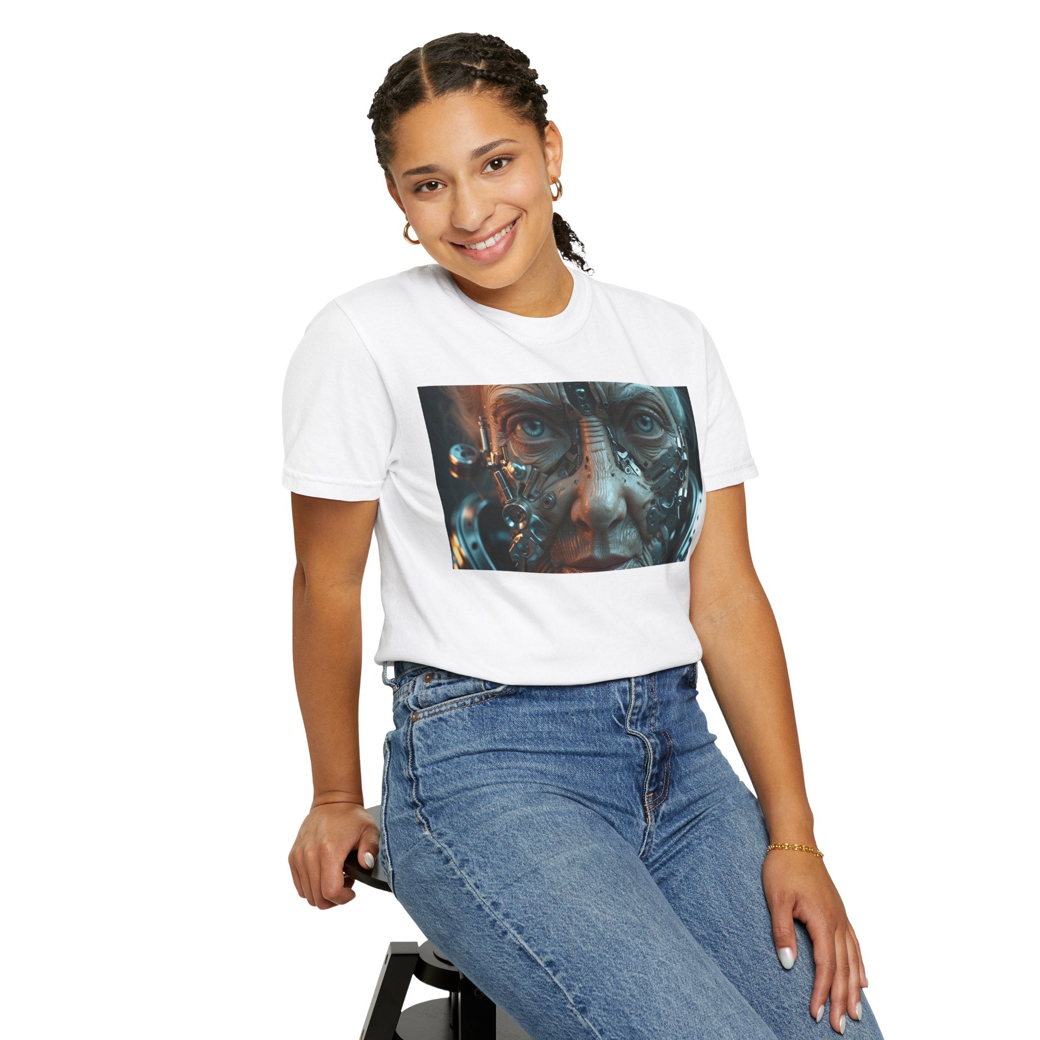 Cybernetic Old Face —T‑Shirt