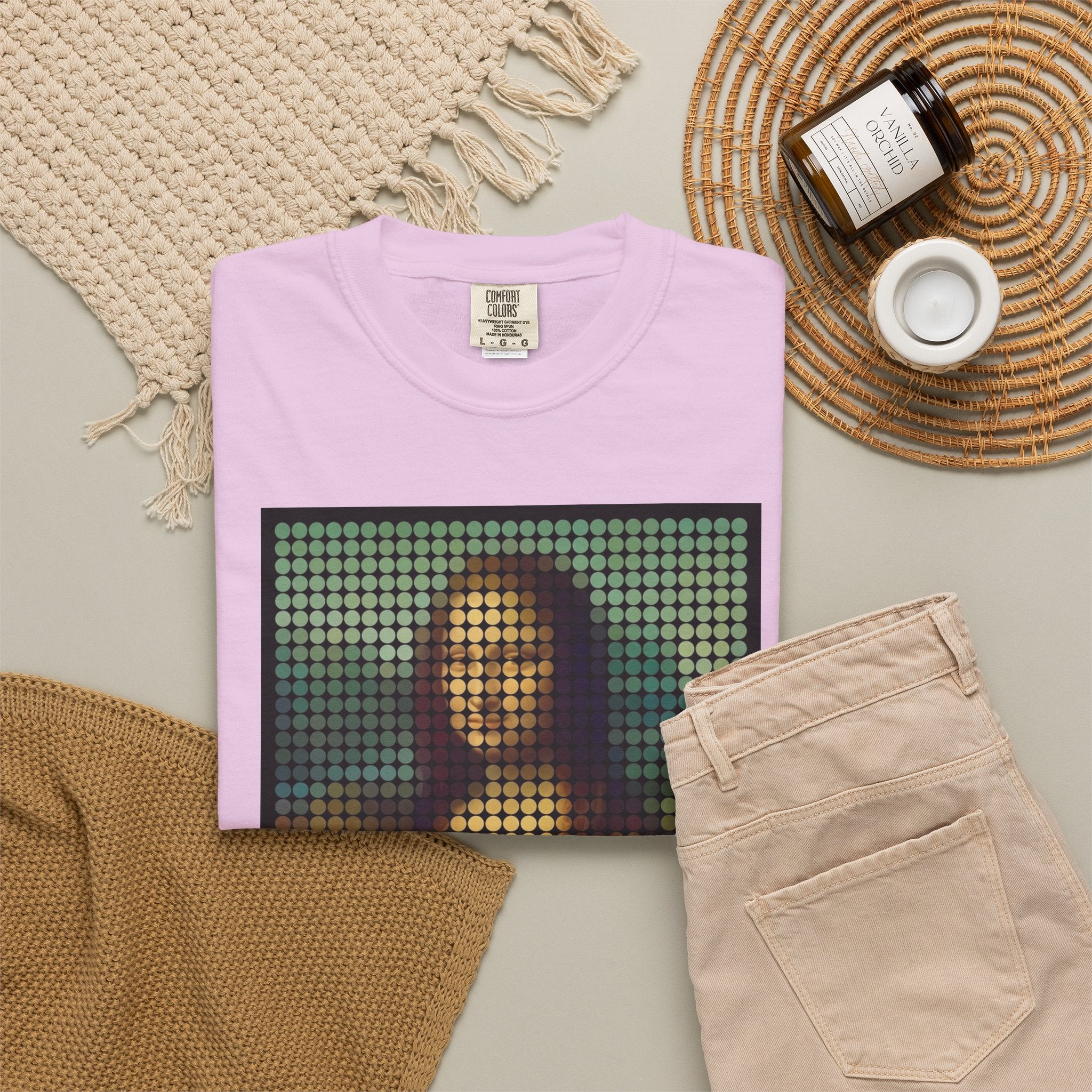 Mona Lisa Pixel Art — T-Shirt