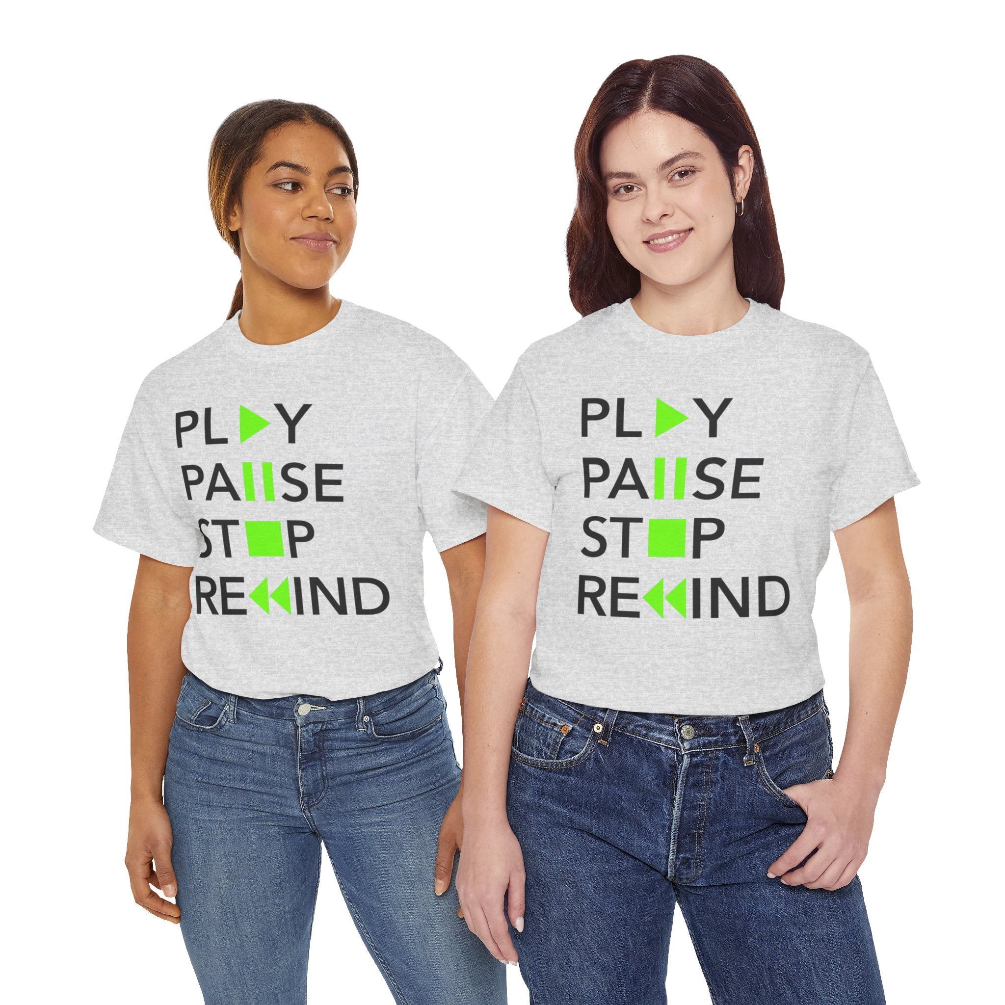 Play Pause Stop Rewind — T-Shirt