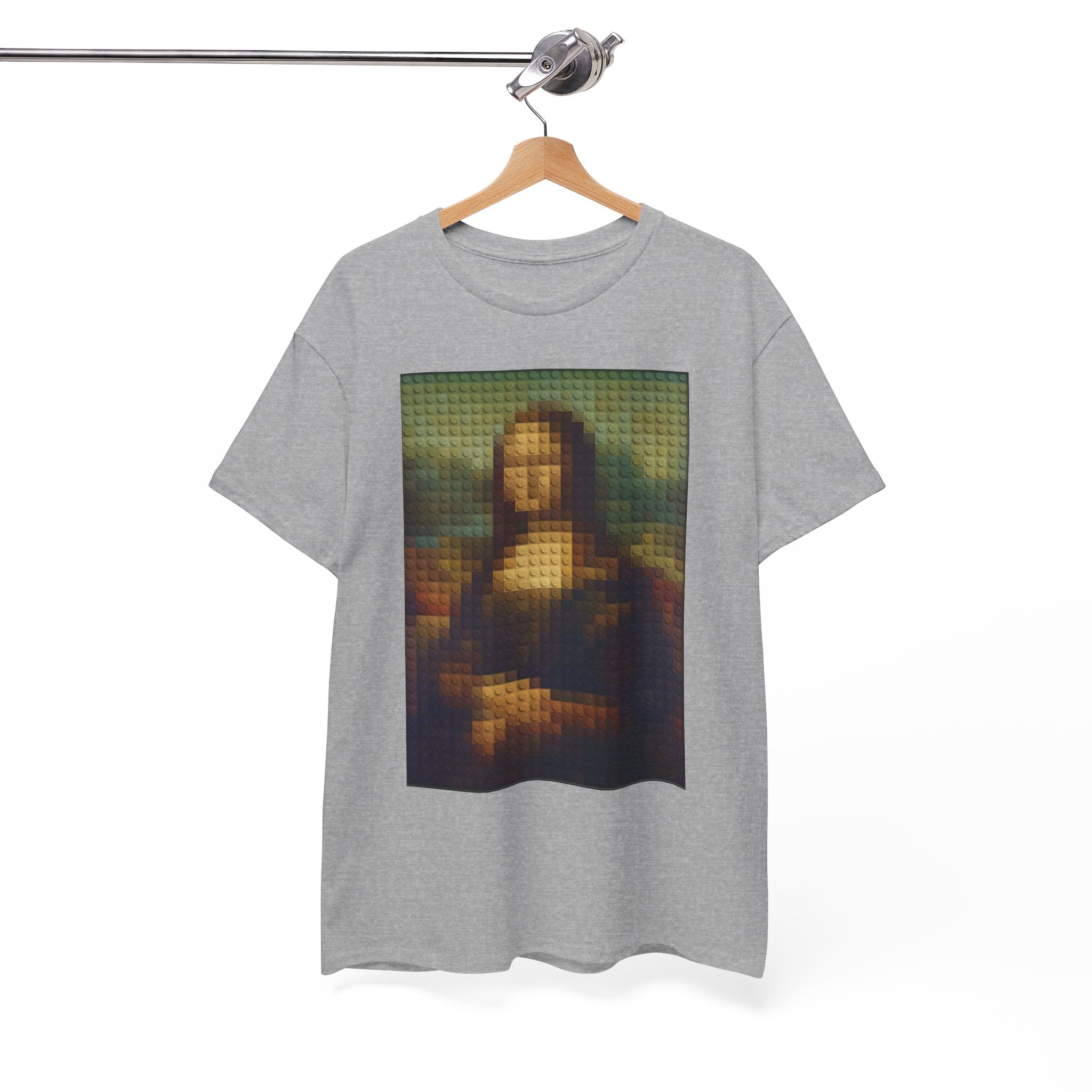 Pixelated Mona Lisa - T‑Shirt