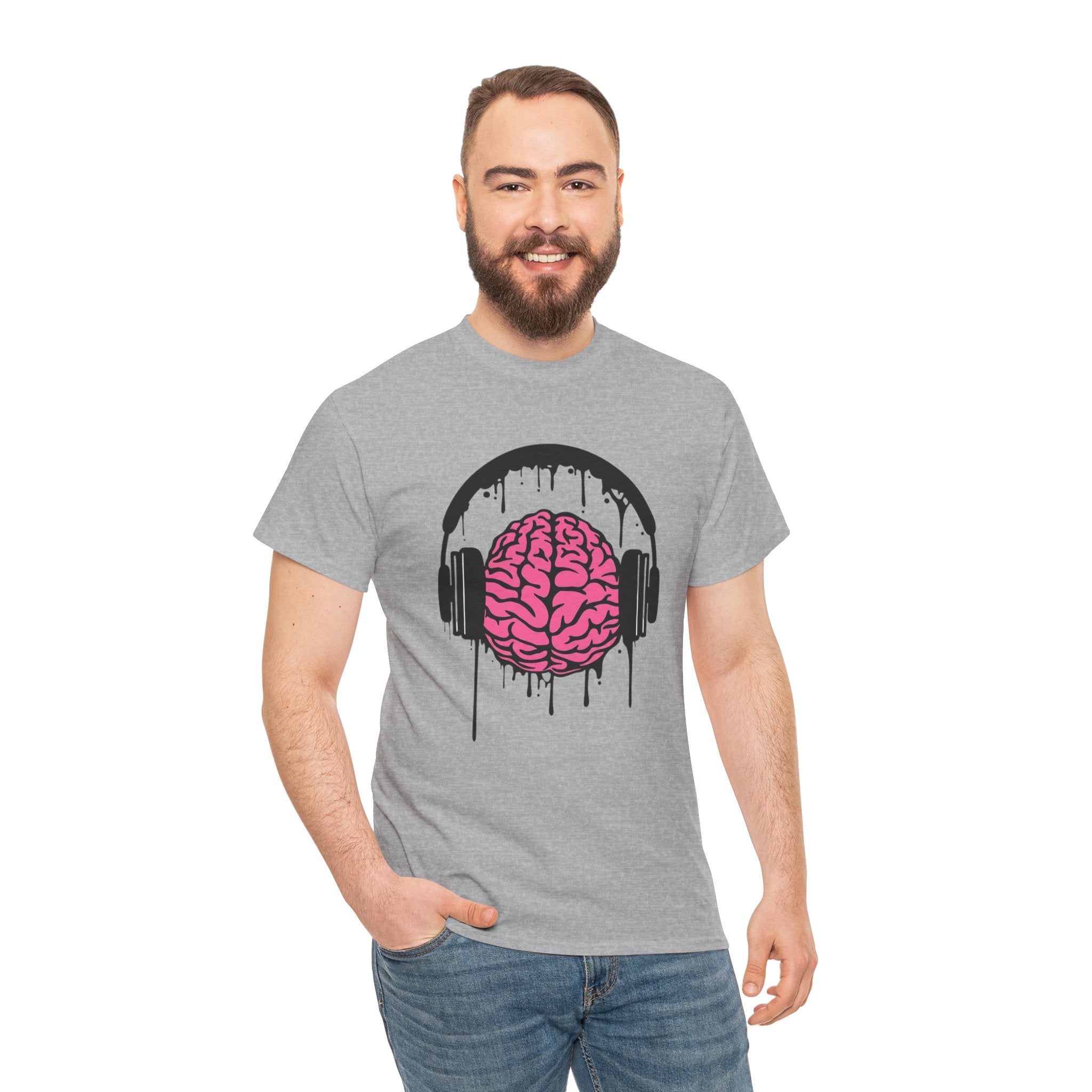 Music Lover Dripping Brain — T-Shirt