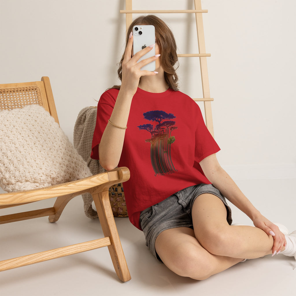 Barcode Forest T‑Shirt